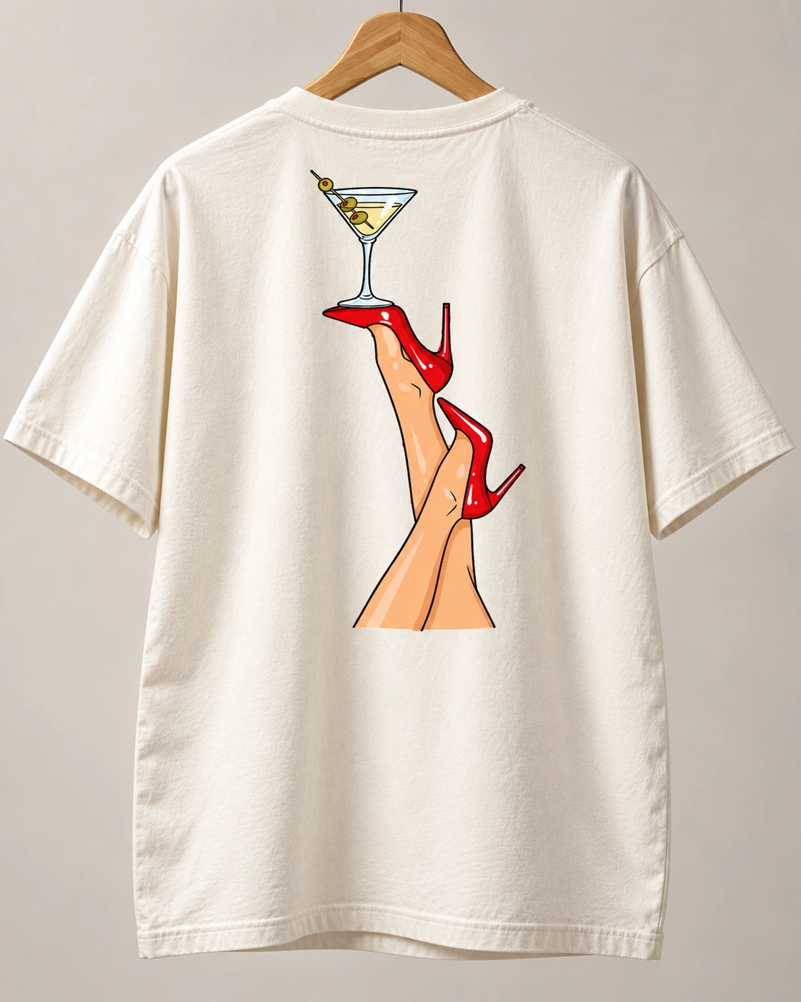 Cocktail Heels Oversized Tee view 4