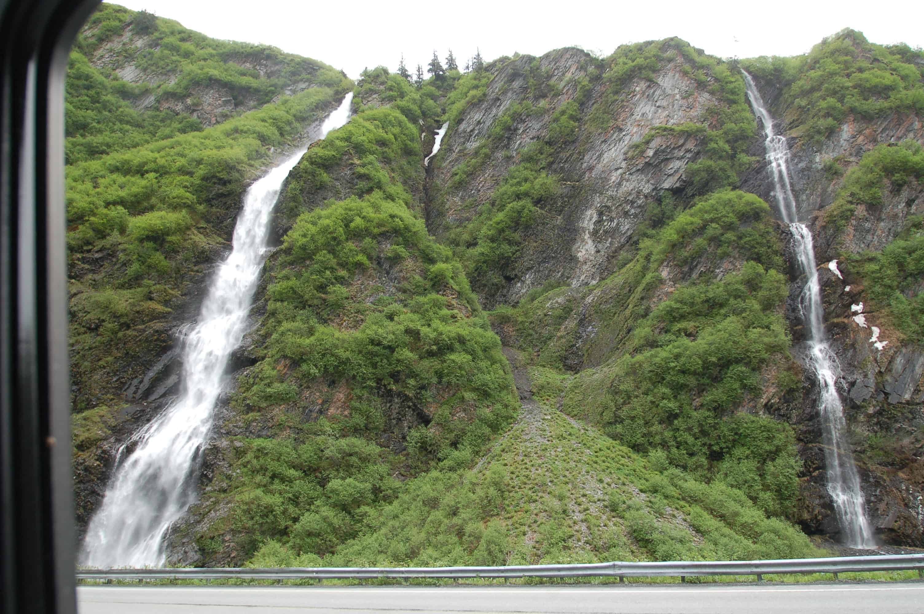 Bridal Falls on the road down to Valdez