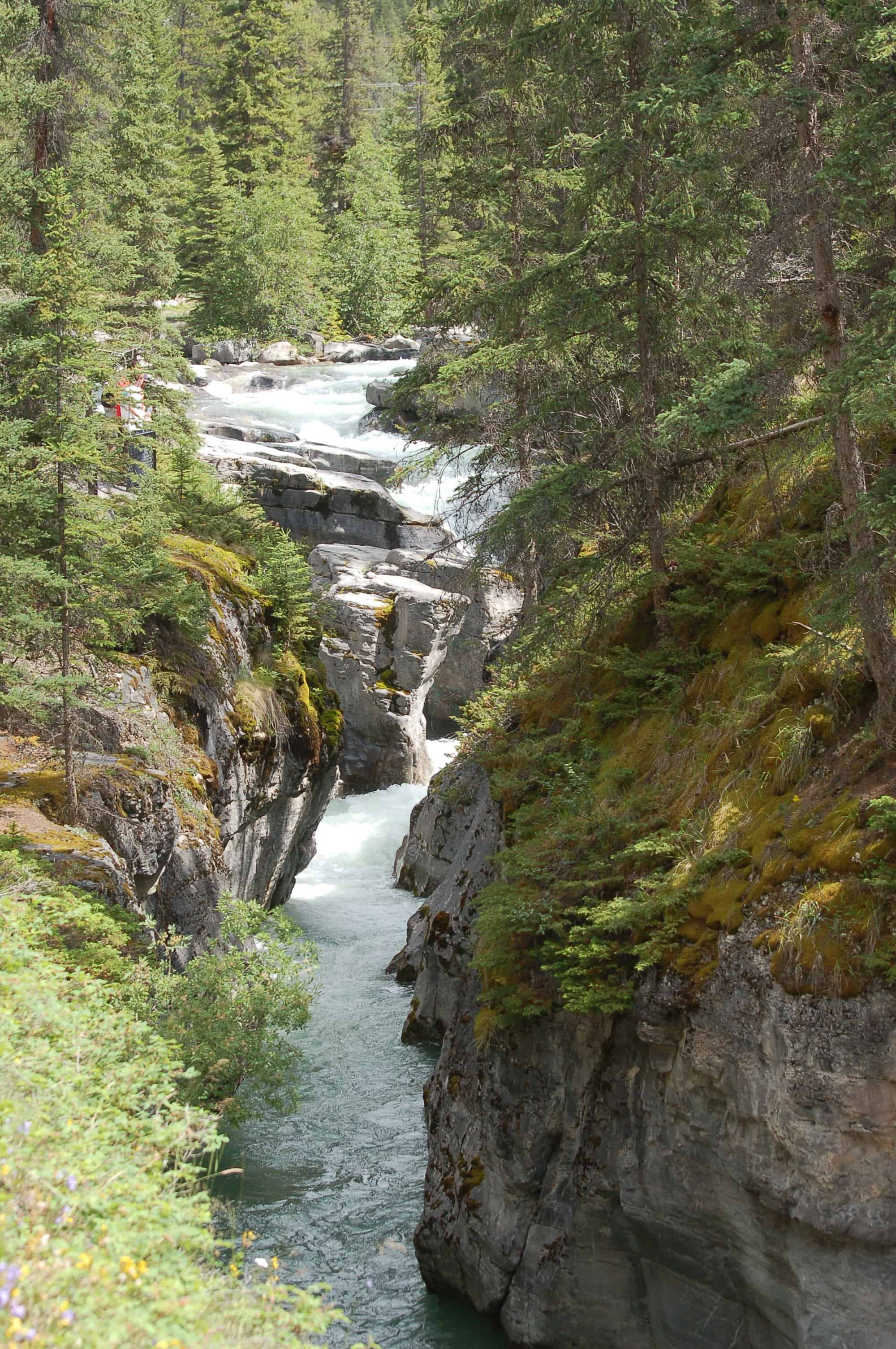 Maligne Canyon's falls and rapids