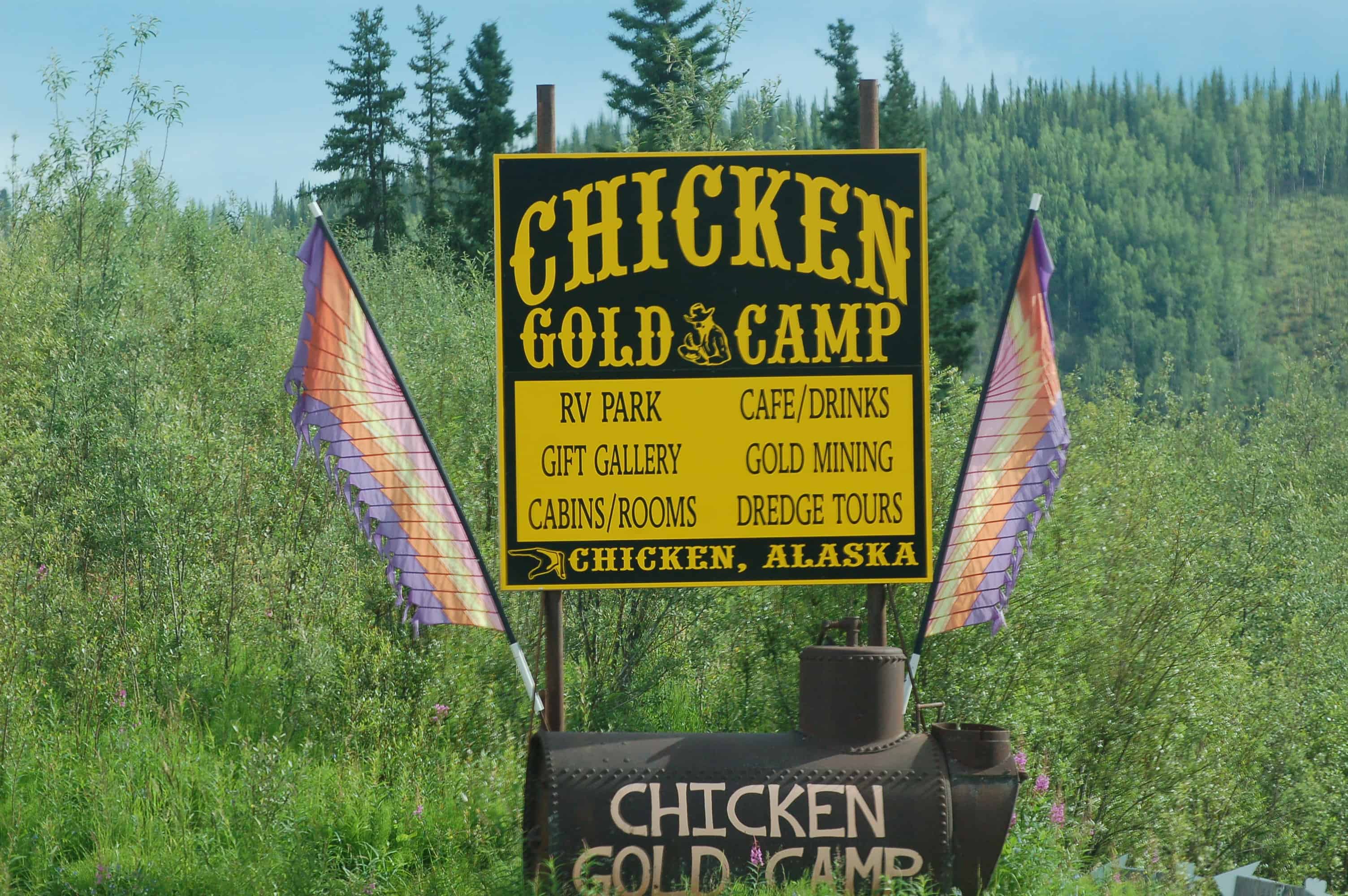 Our Roadtrek at the Chicken Gold Camp RV Park