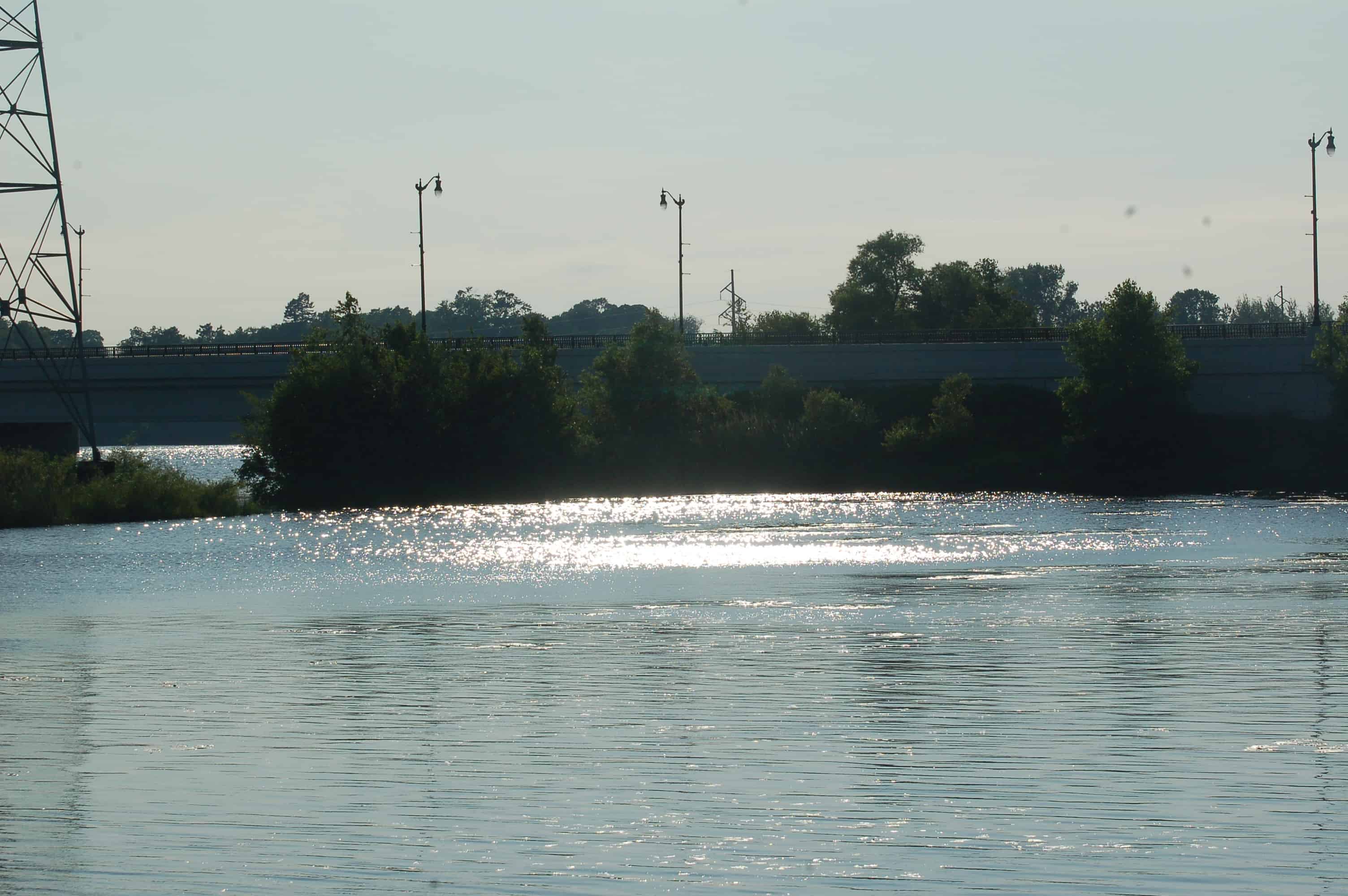 Menominee city campground on the water