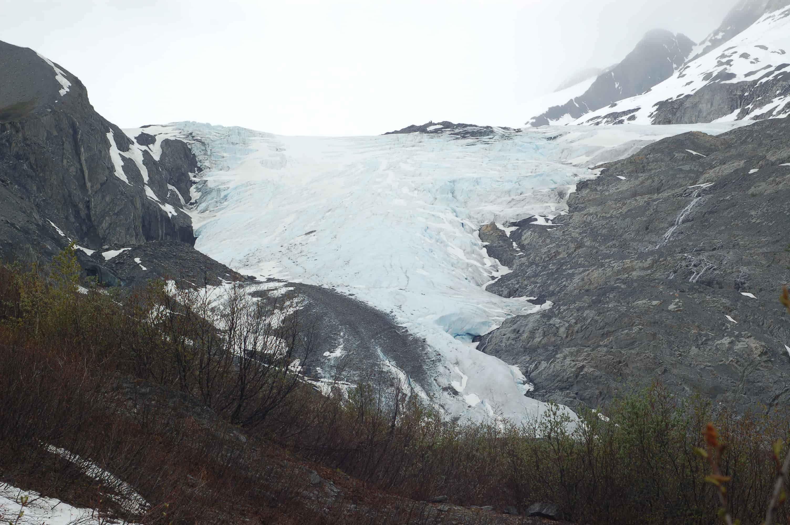 Up close to Worthington Glacier