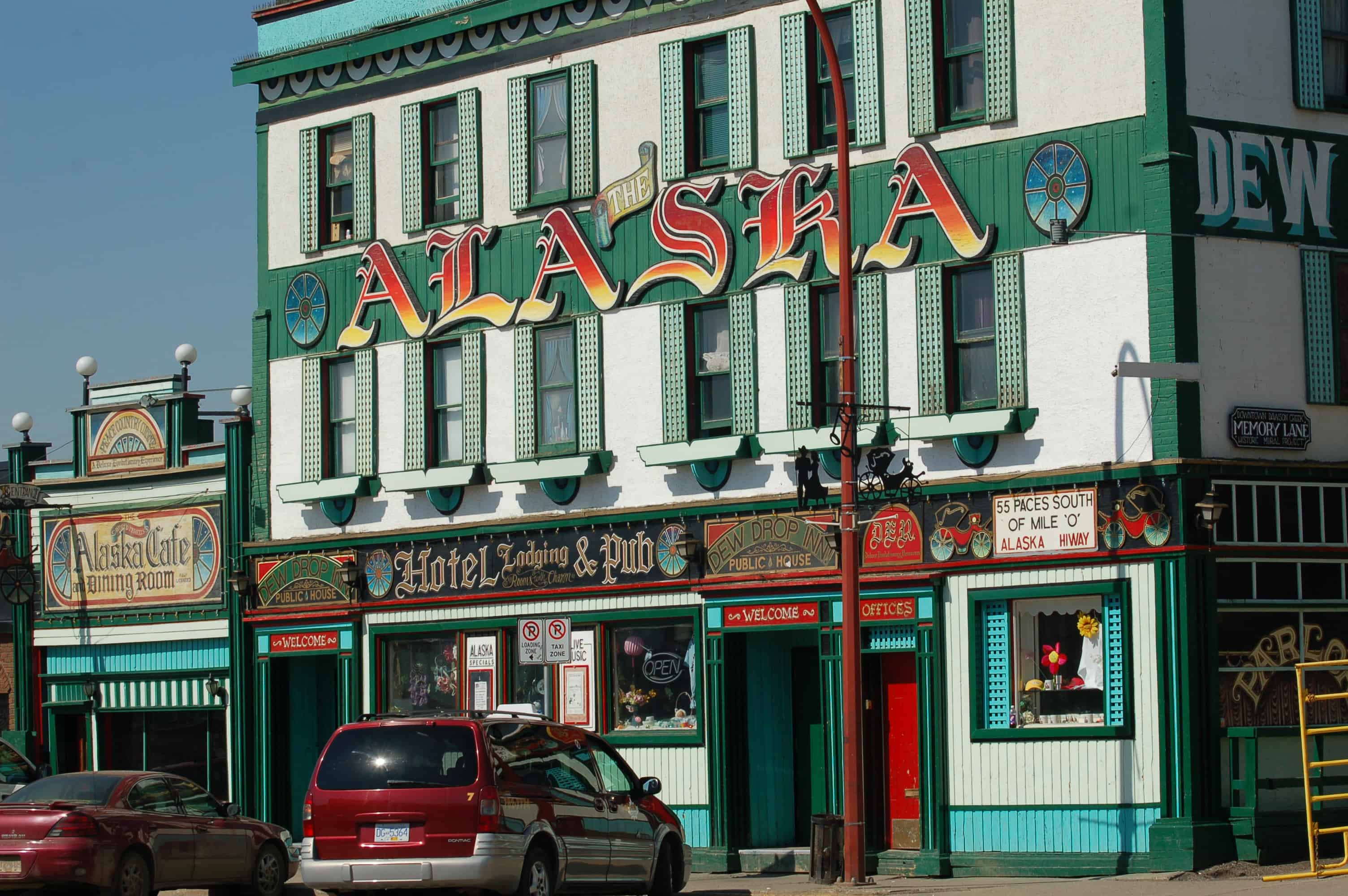 Downtown Dawson Creek, British Columbia