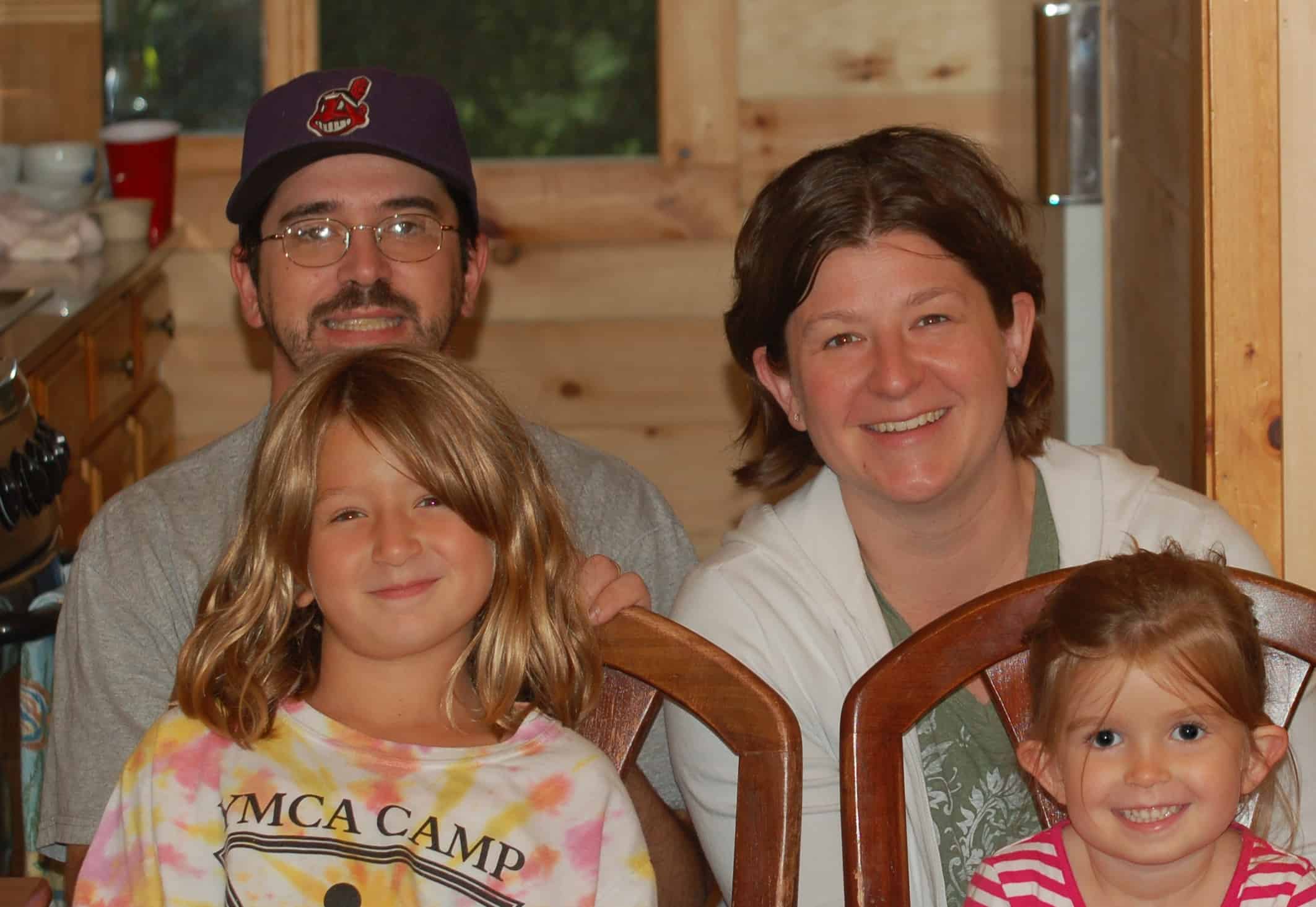 Tony, Kim, Stella, and Daphne at Long Lake