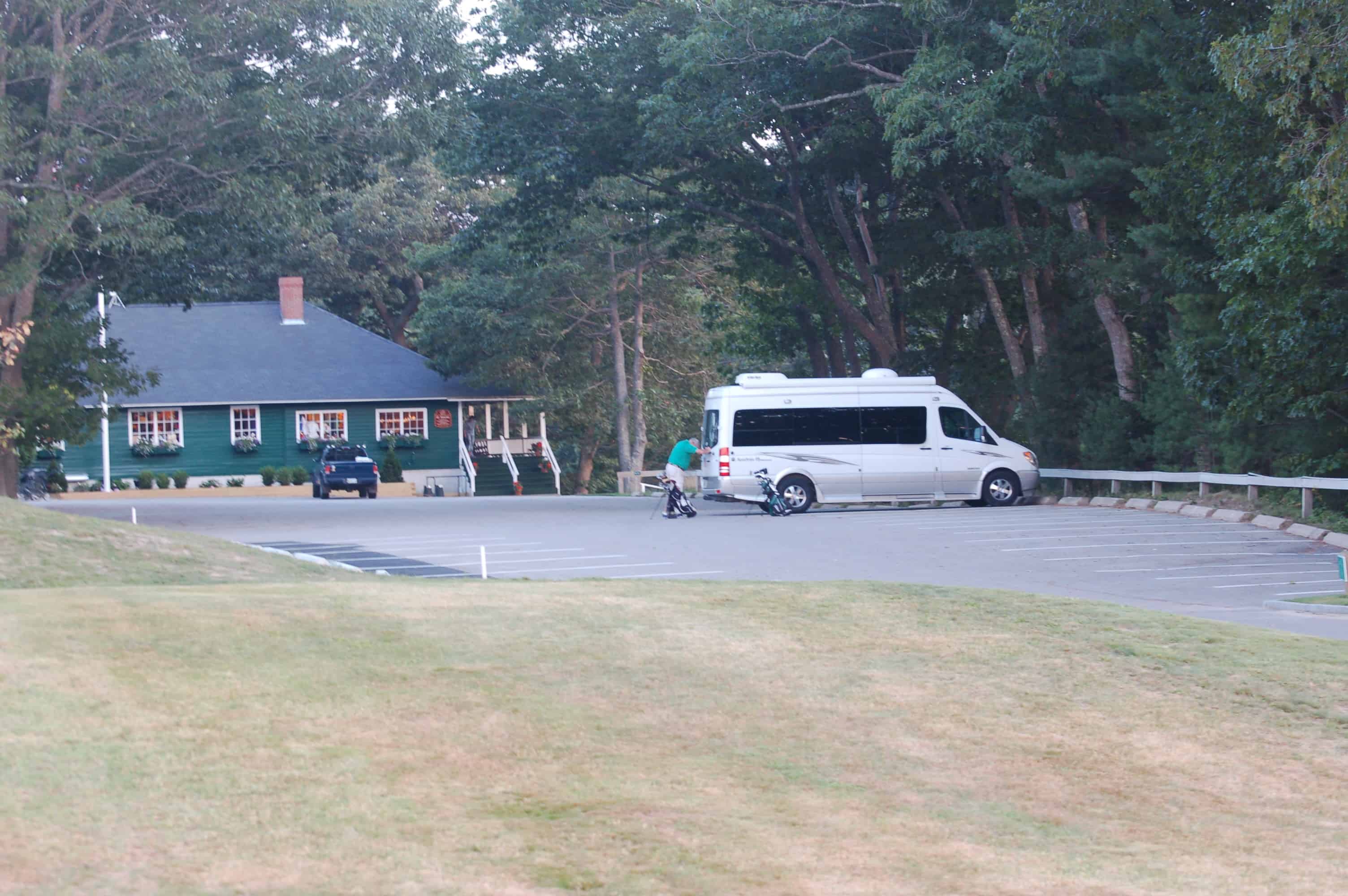 The clubhouse at Cape Arundel