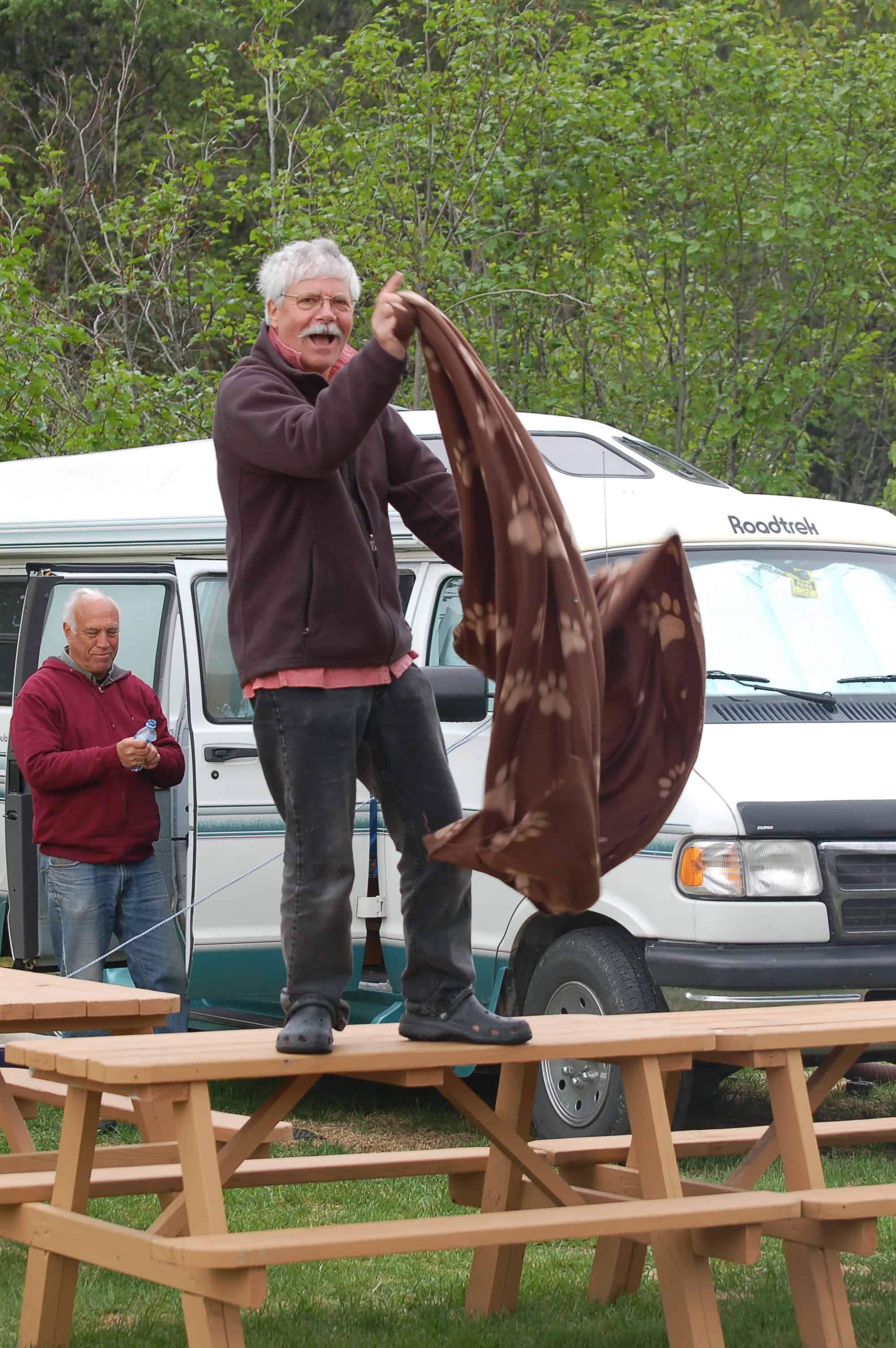Catching up with the Roadtrek group in Haines