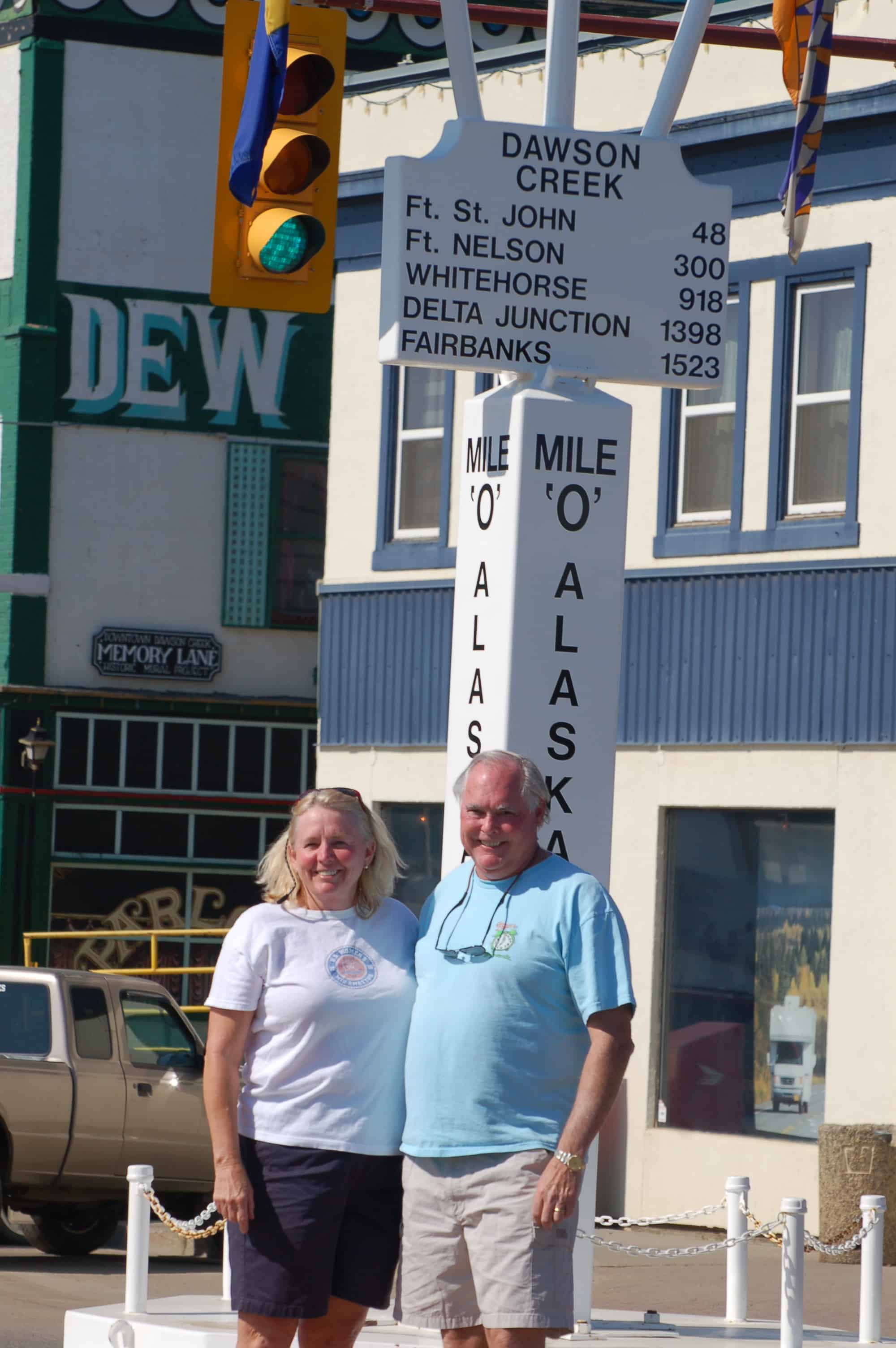 Mile Marker 0 of the Alaska-Canada Highway, Dawson Creek, BC