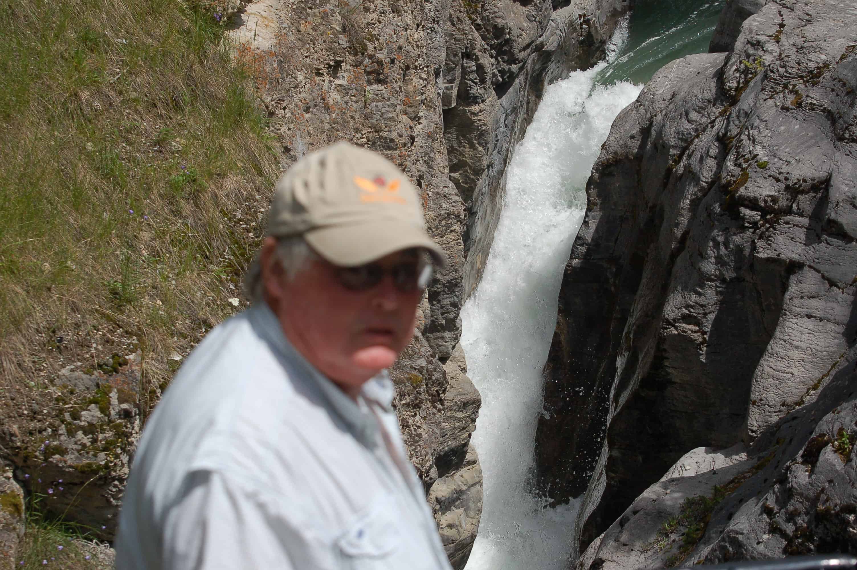 John at Maligne Canyon