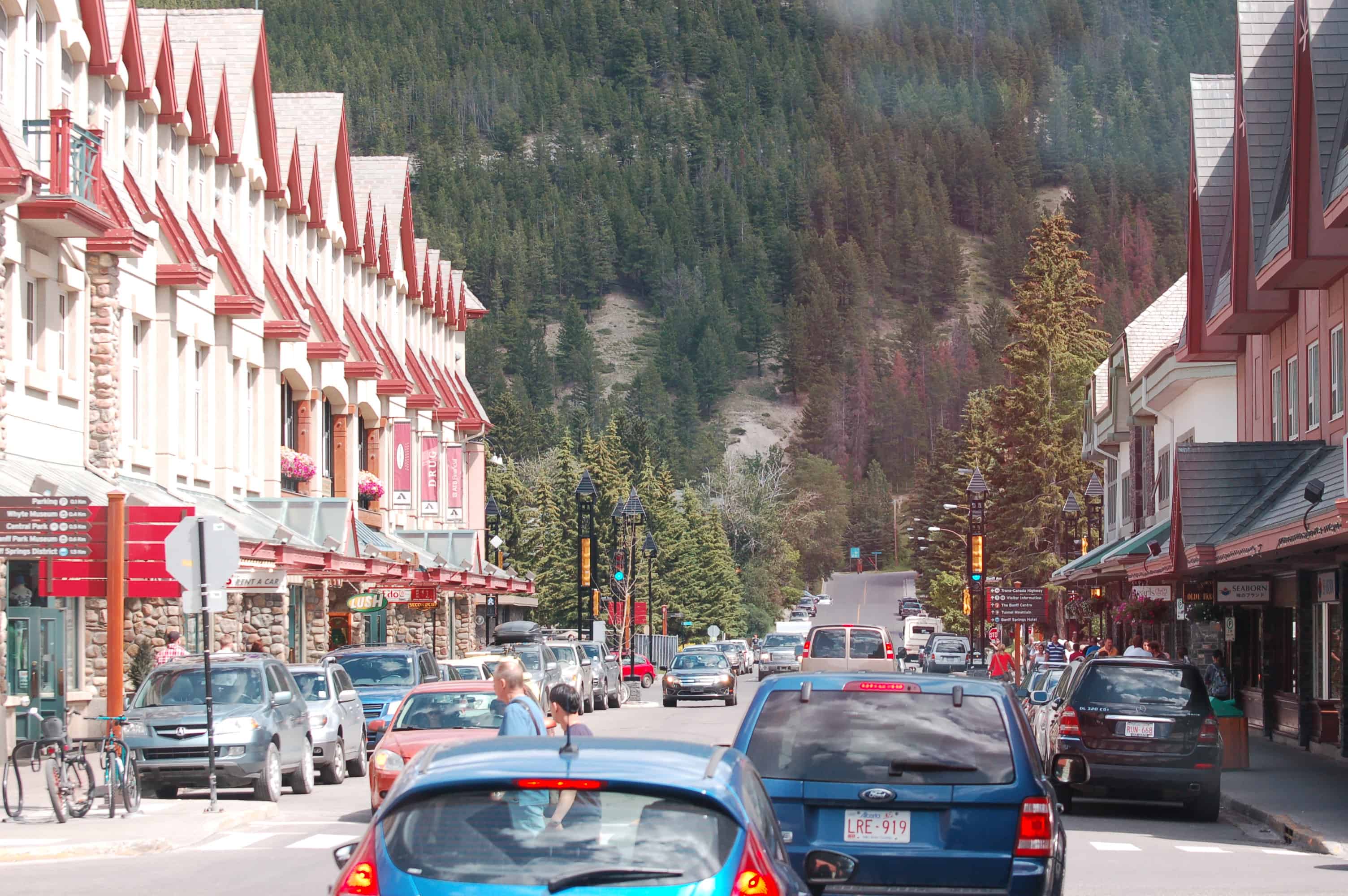 Banff's main street