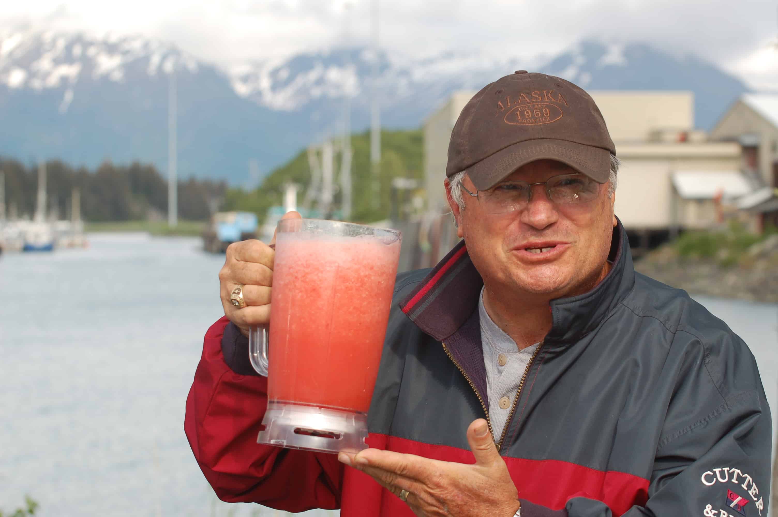 Pete on margarita duty