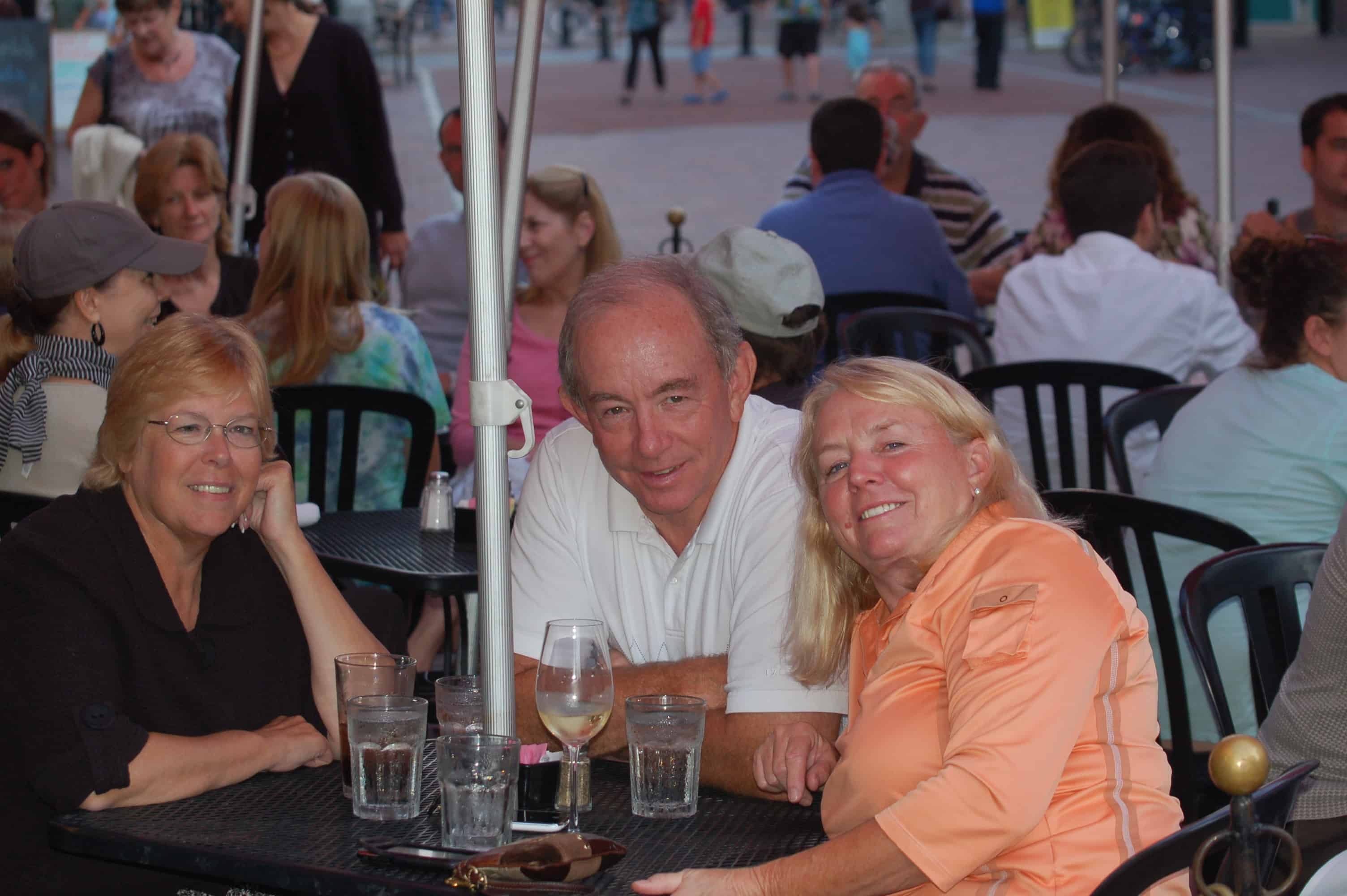Steve, Marilyn, and Janice in Vermont
