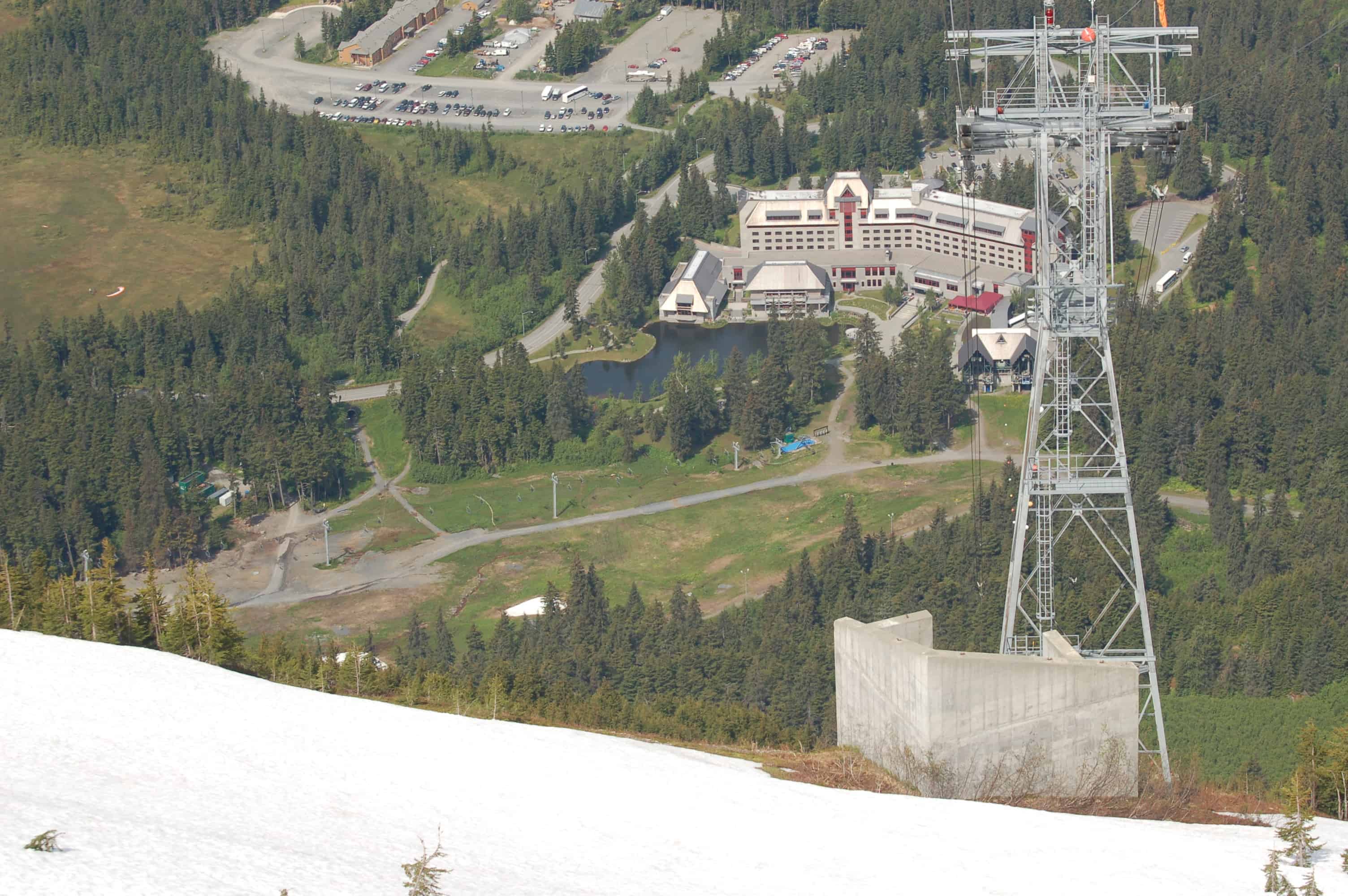 View from tram North Face