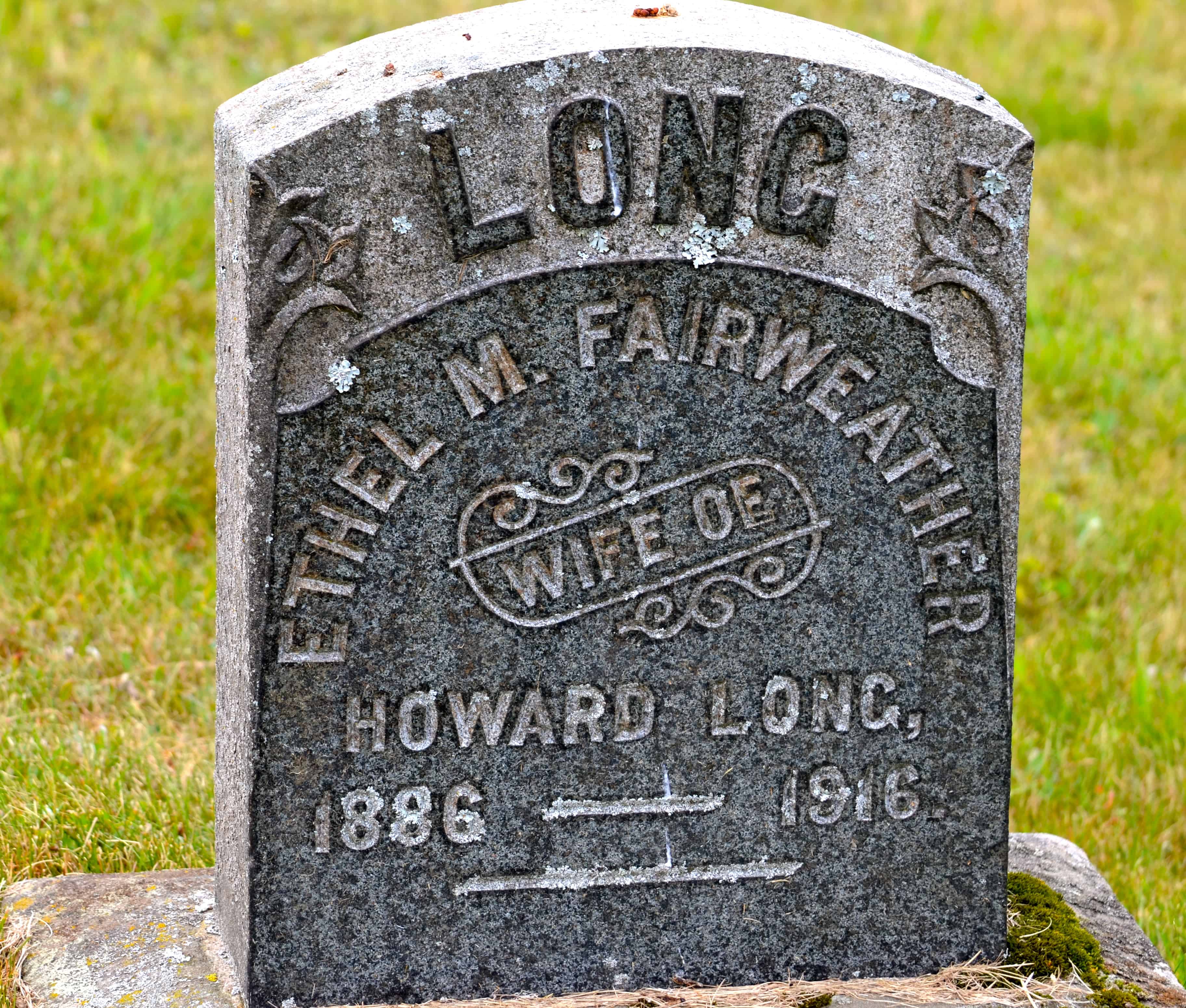 Ethel Fairweather, married to Howard Long