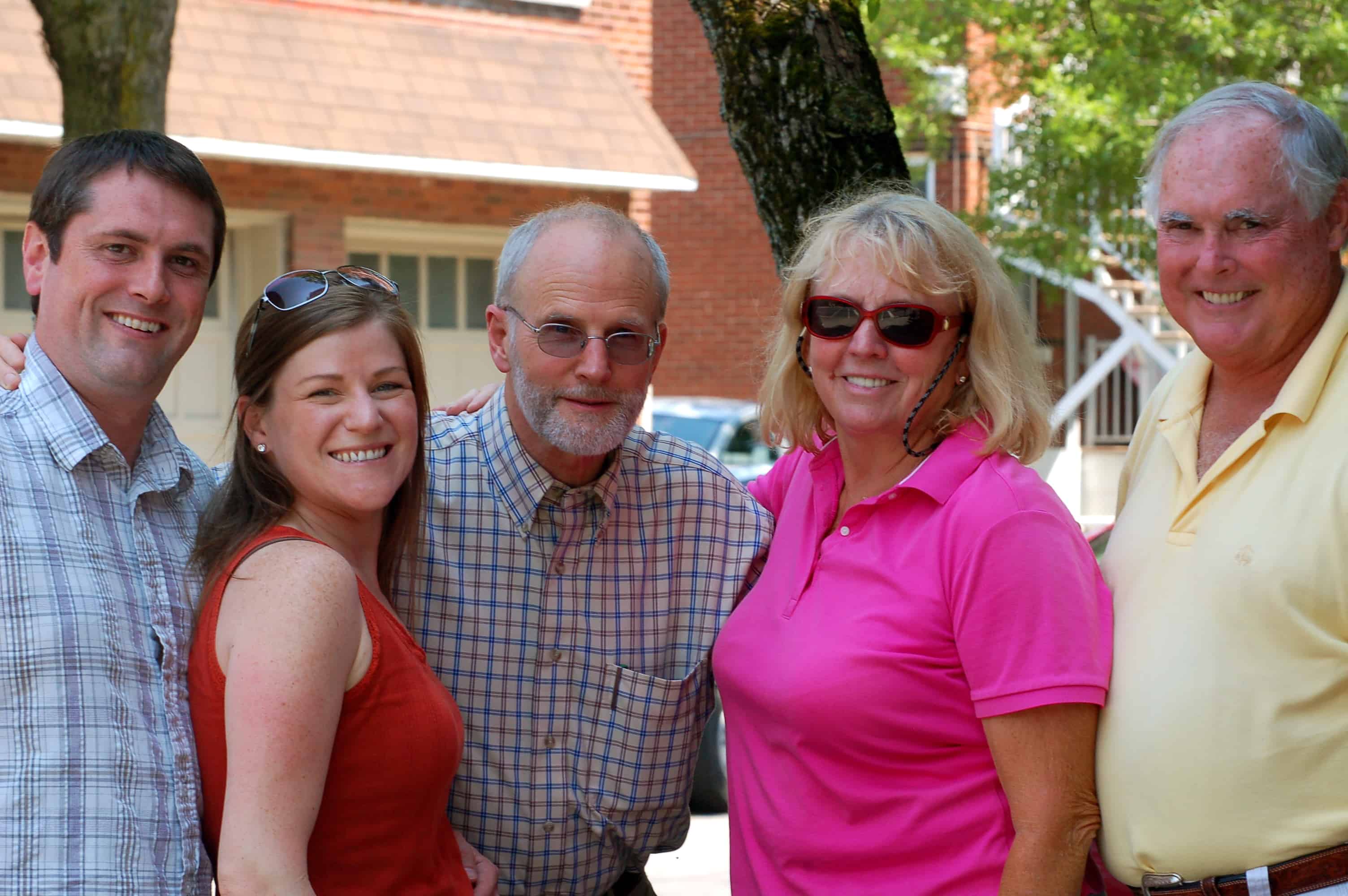 Left to right: Courtney, Amanda, David, Janice, John