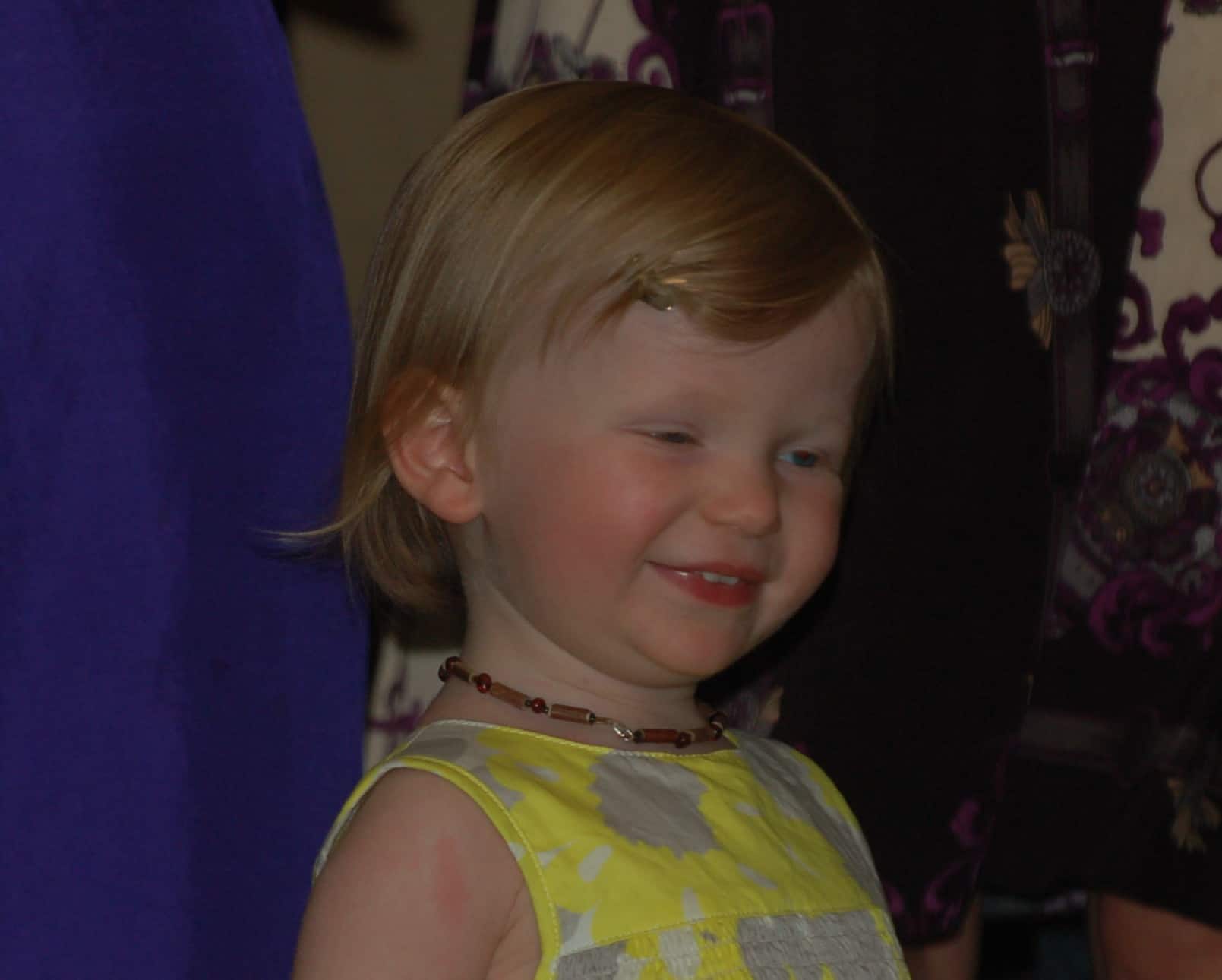 Our granddaughter Izzy at the rehearsal dinner