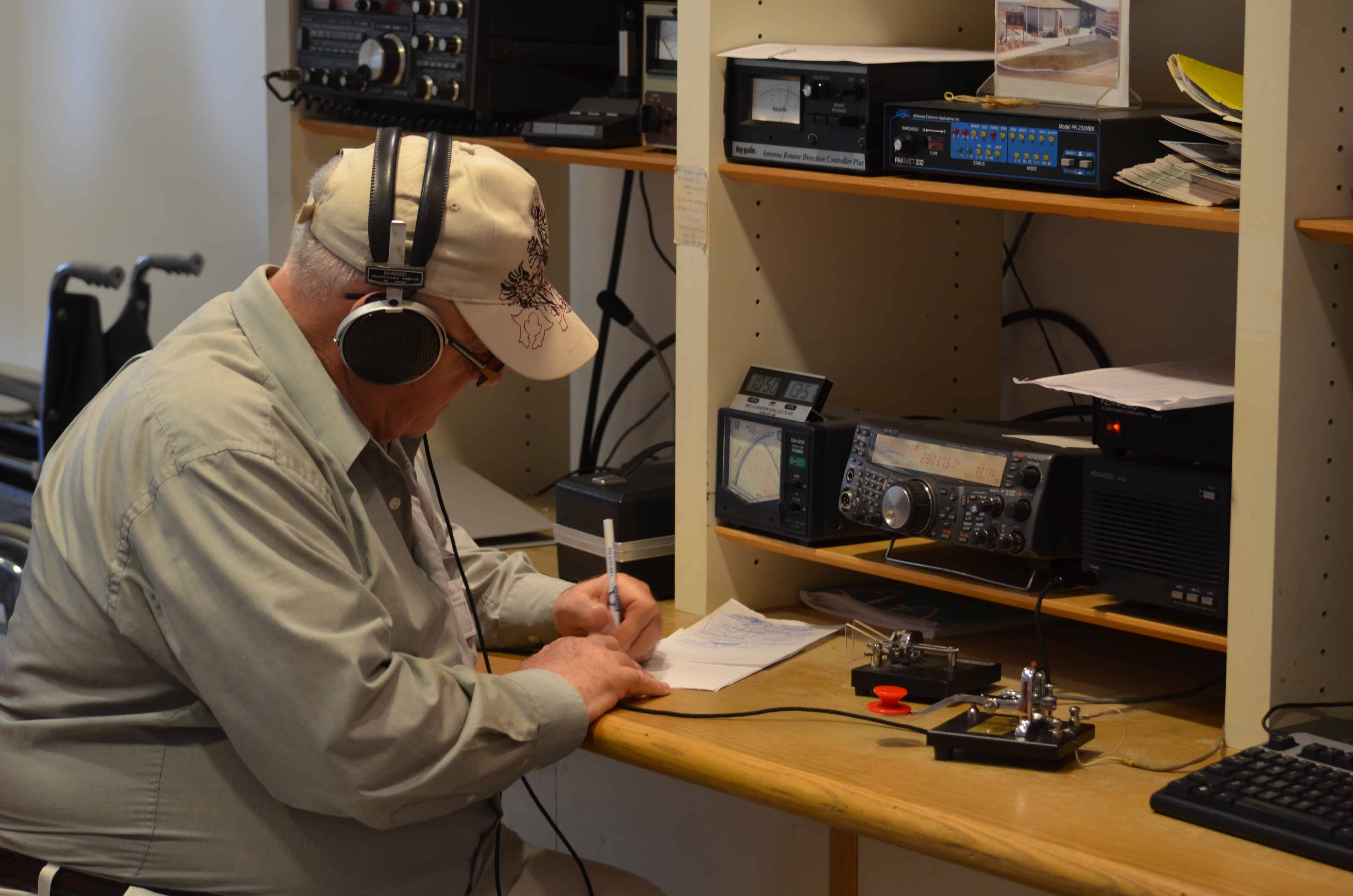 James Charlong at the Marconi site