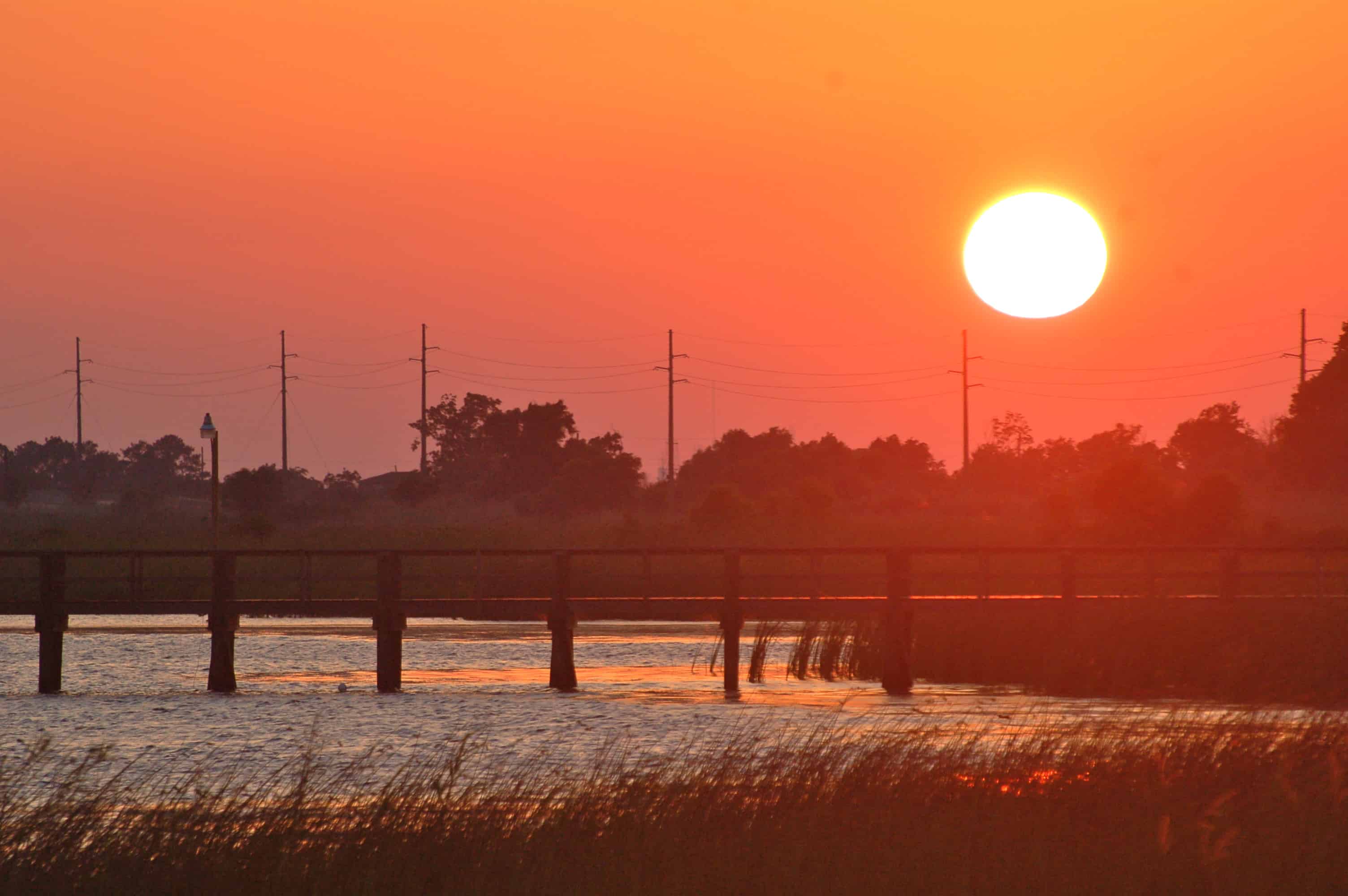 Sunset and the end of the Trail
