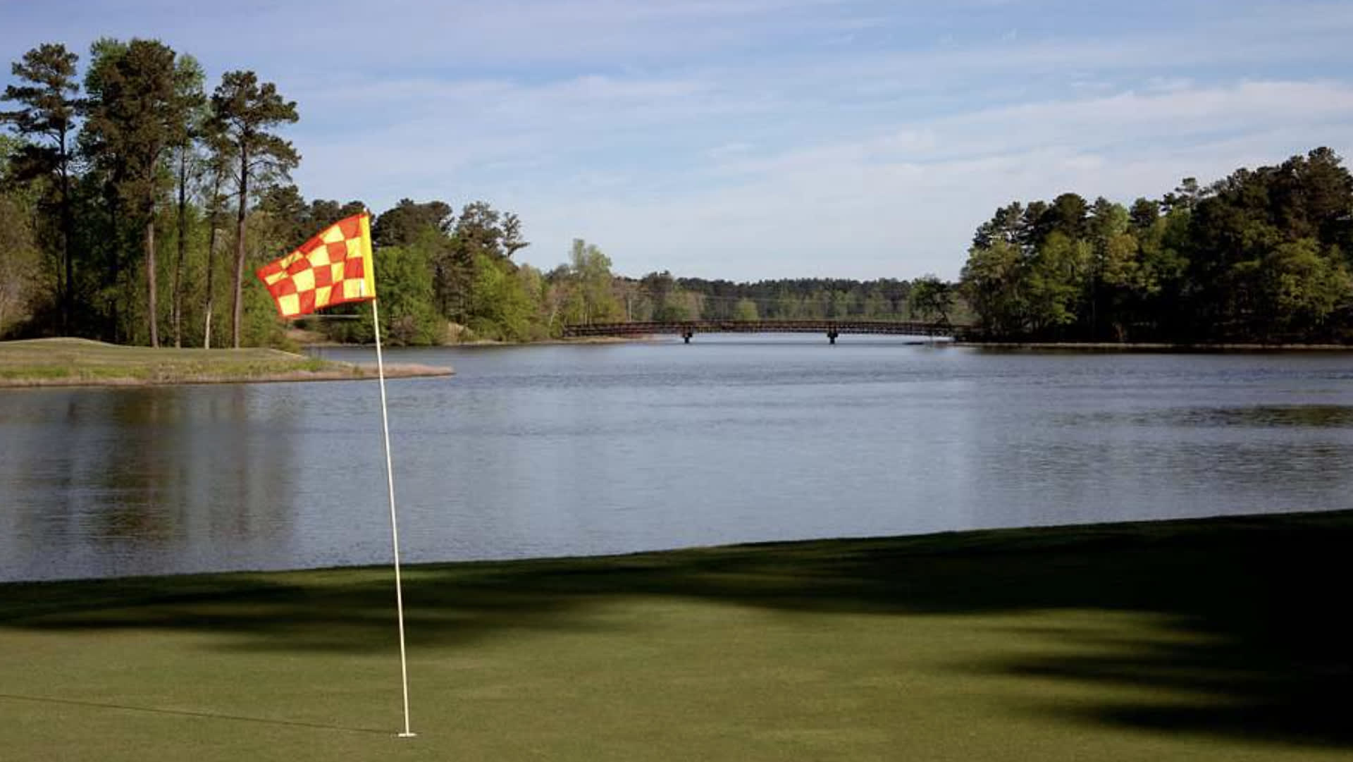 A green at Grand National on the Robert Trent Jones Trail