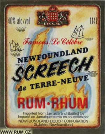 A bottle of Screech