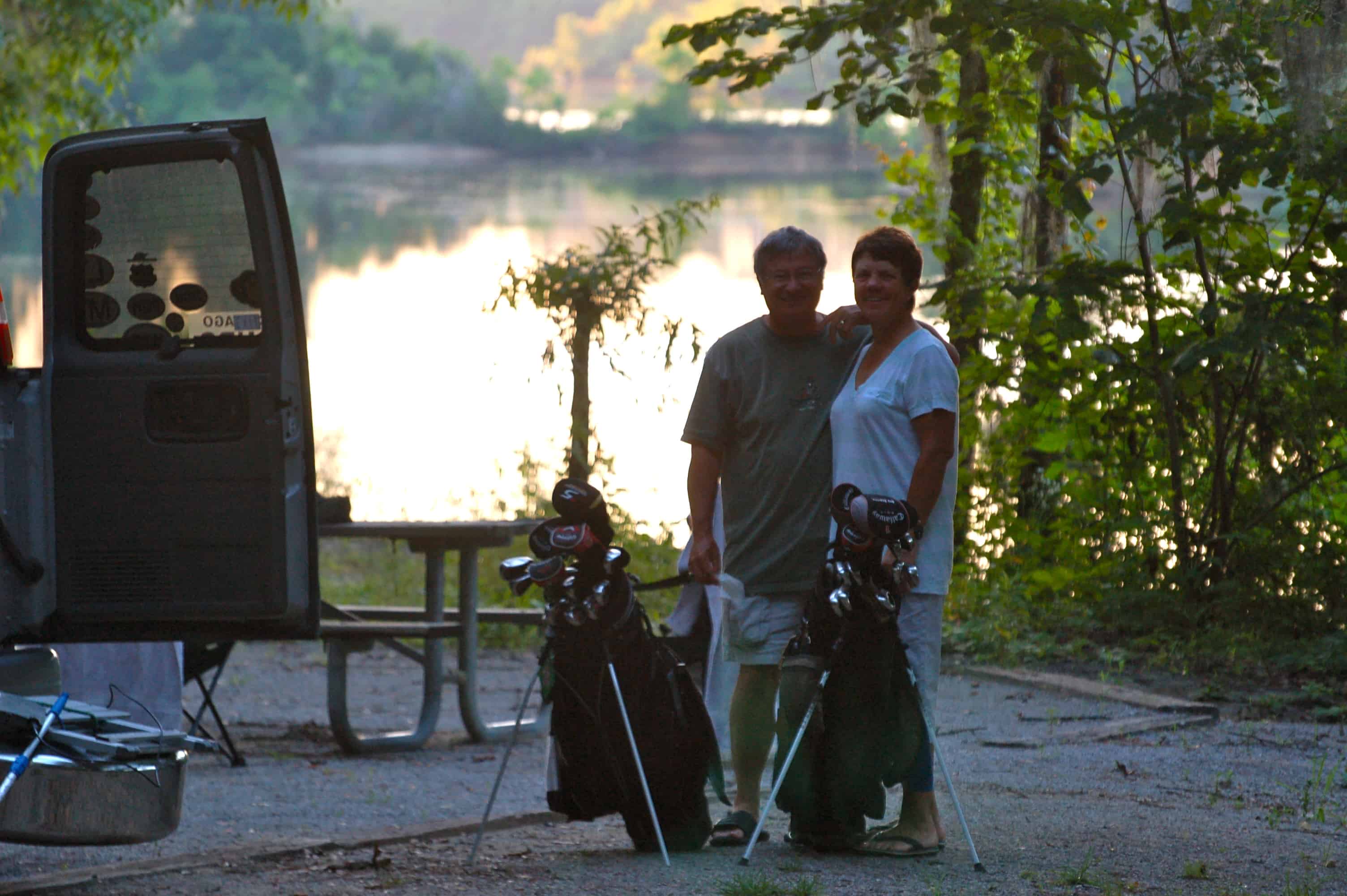 Swamp gas and golf
