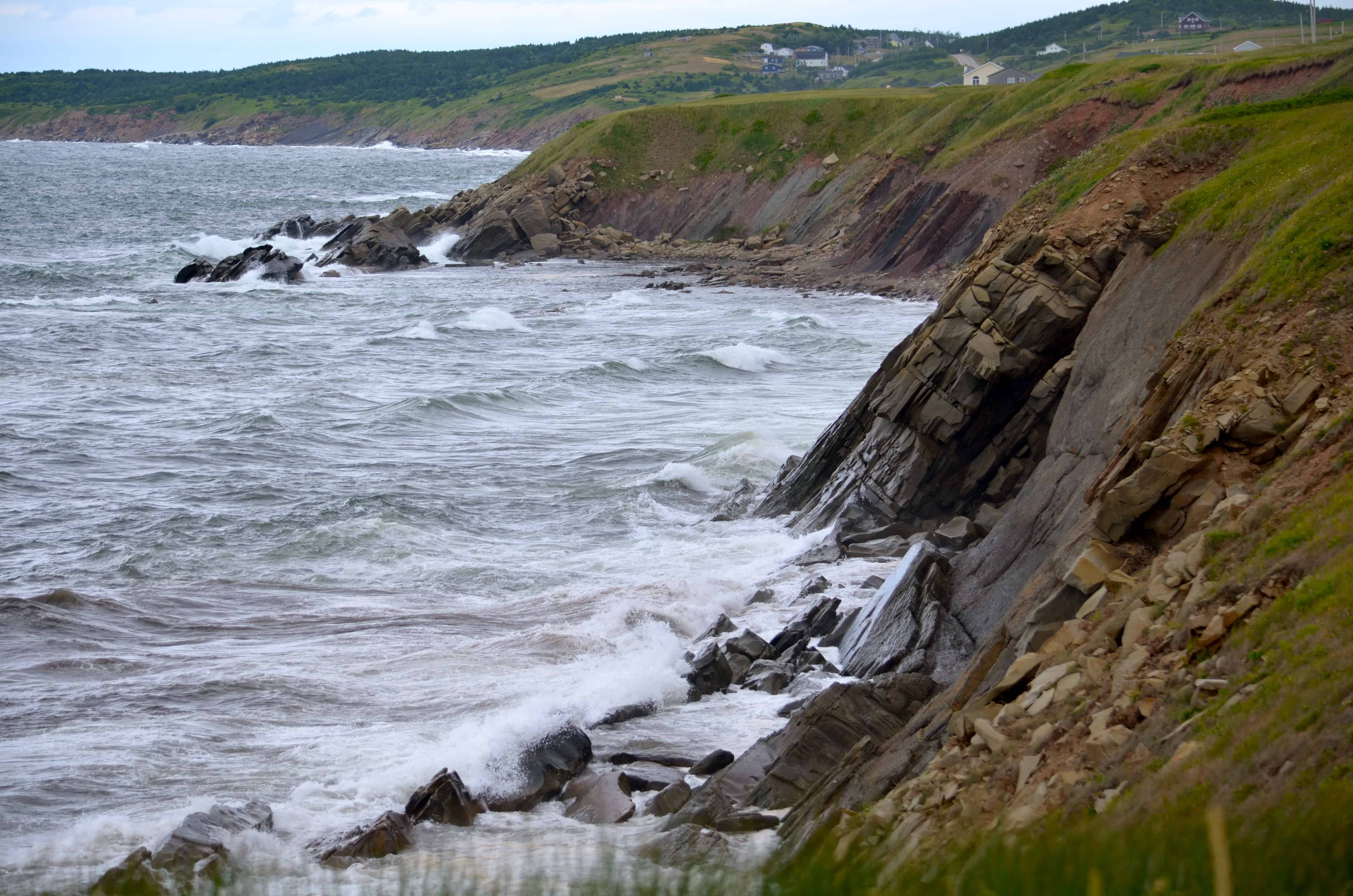 The cliffs of the Cabot Trail