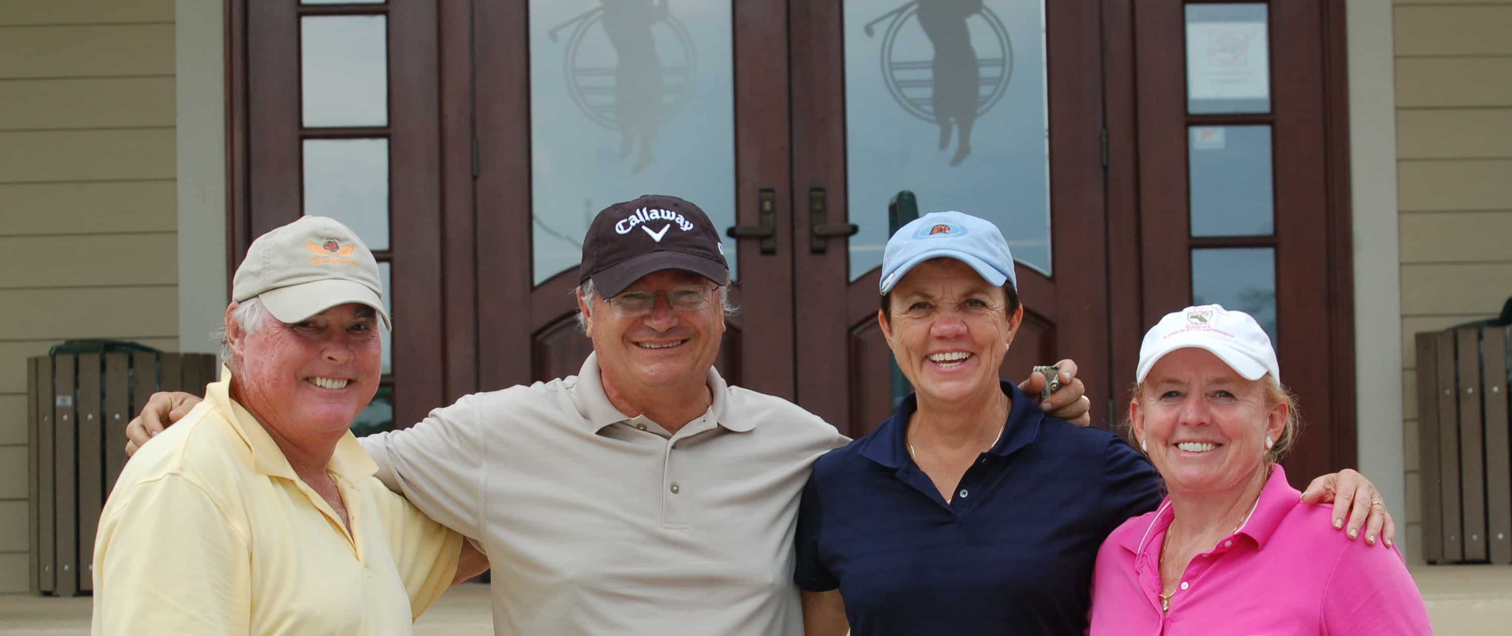 The four golfers