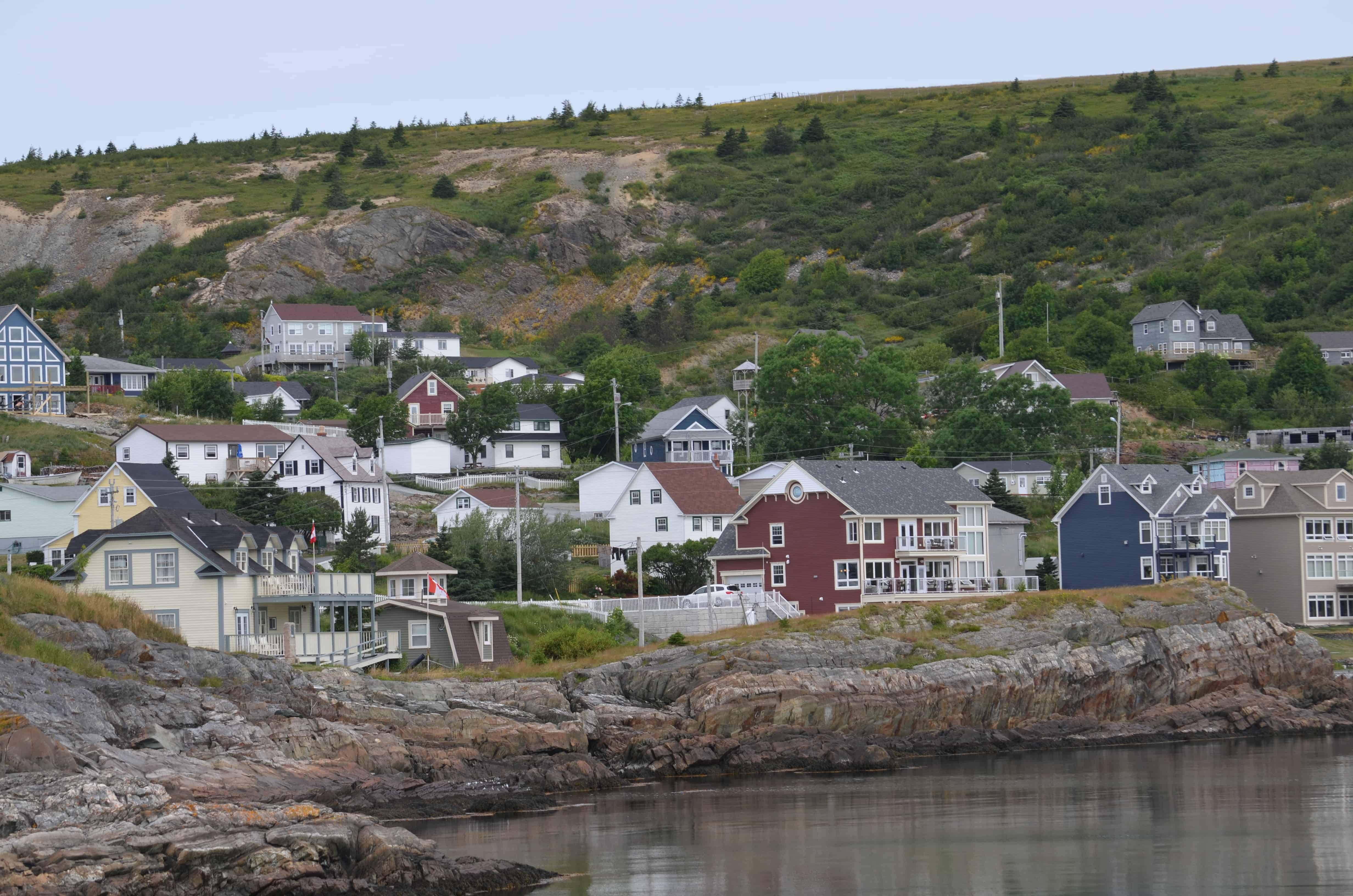 The town