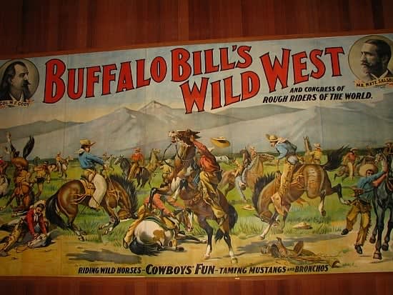A Buffalo Bill Wild West Show poster