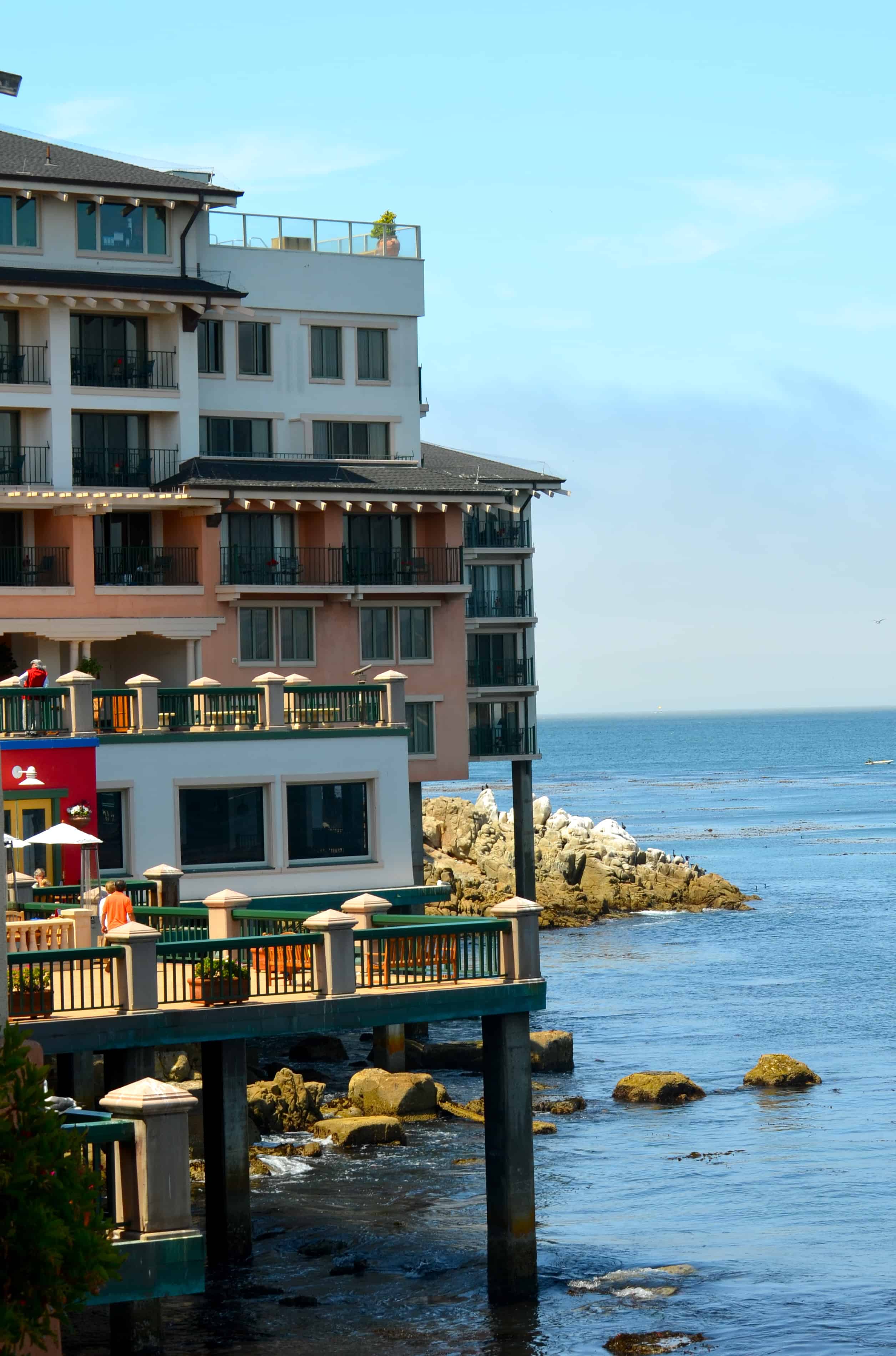 Buildings on Monterey Bay