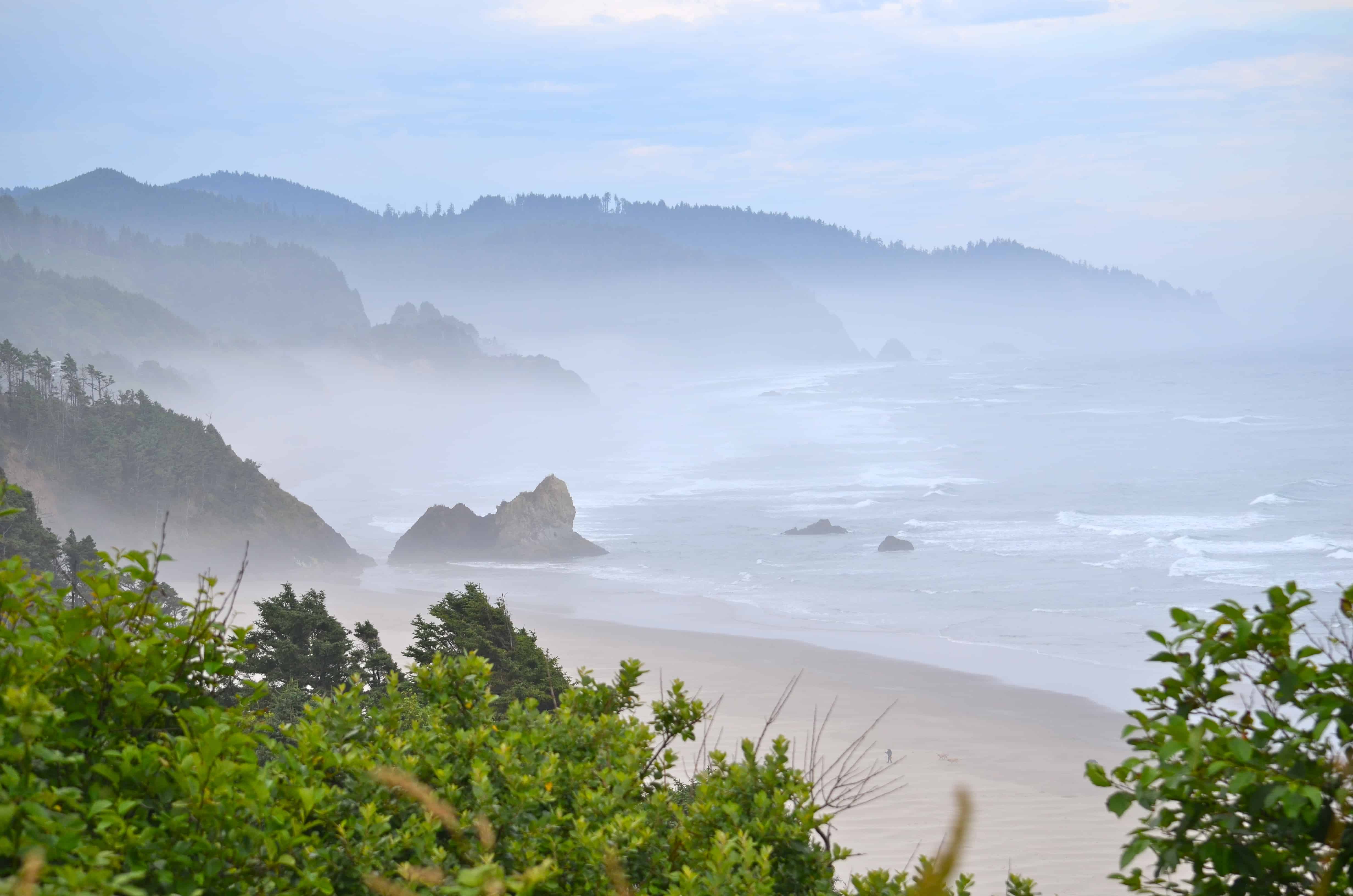 The Oregon coast