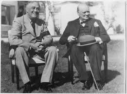 FDR and Winston Churchill