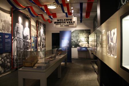 The renovated exhibition hall