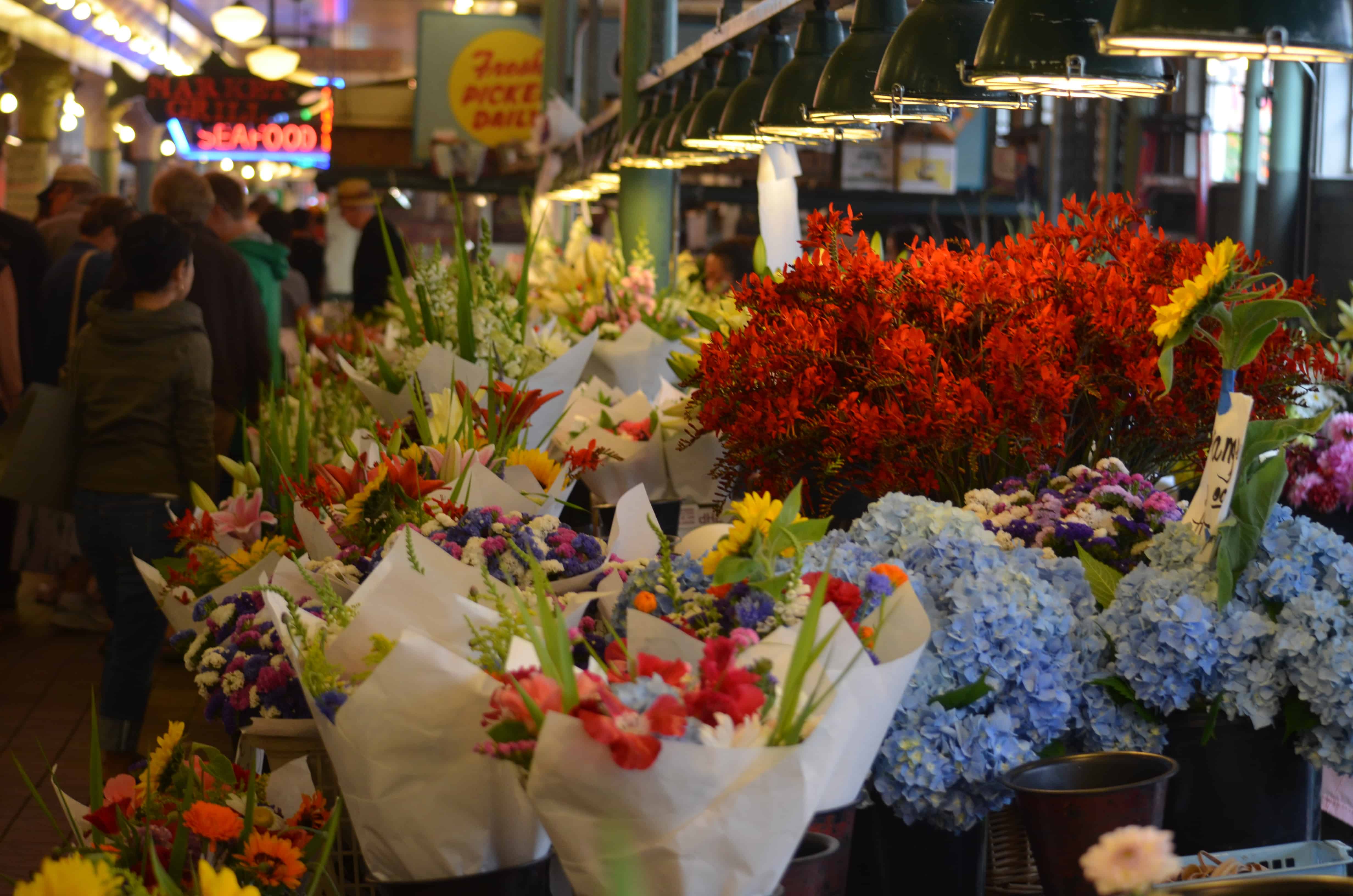 Pike Place flowers