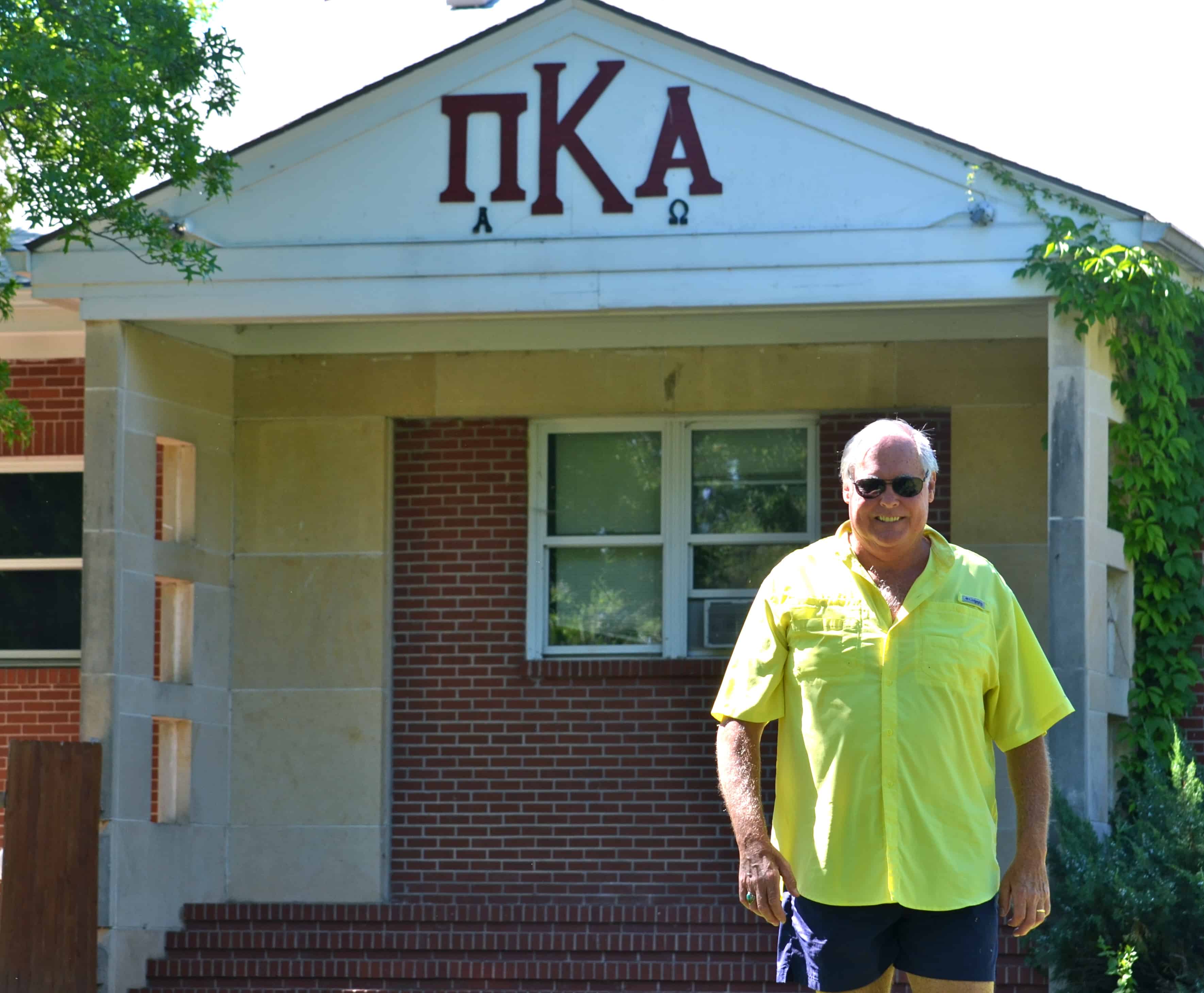 John's old fraternity house at Kansas State