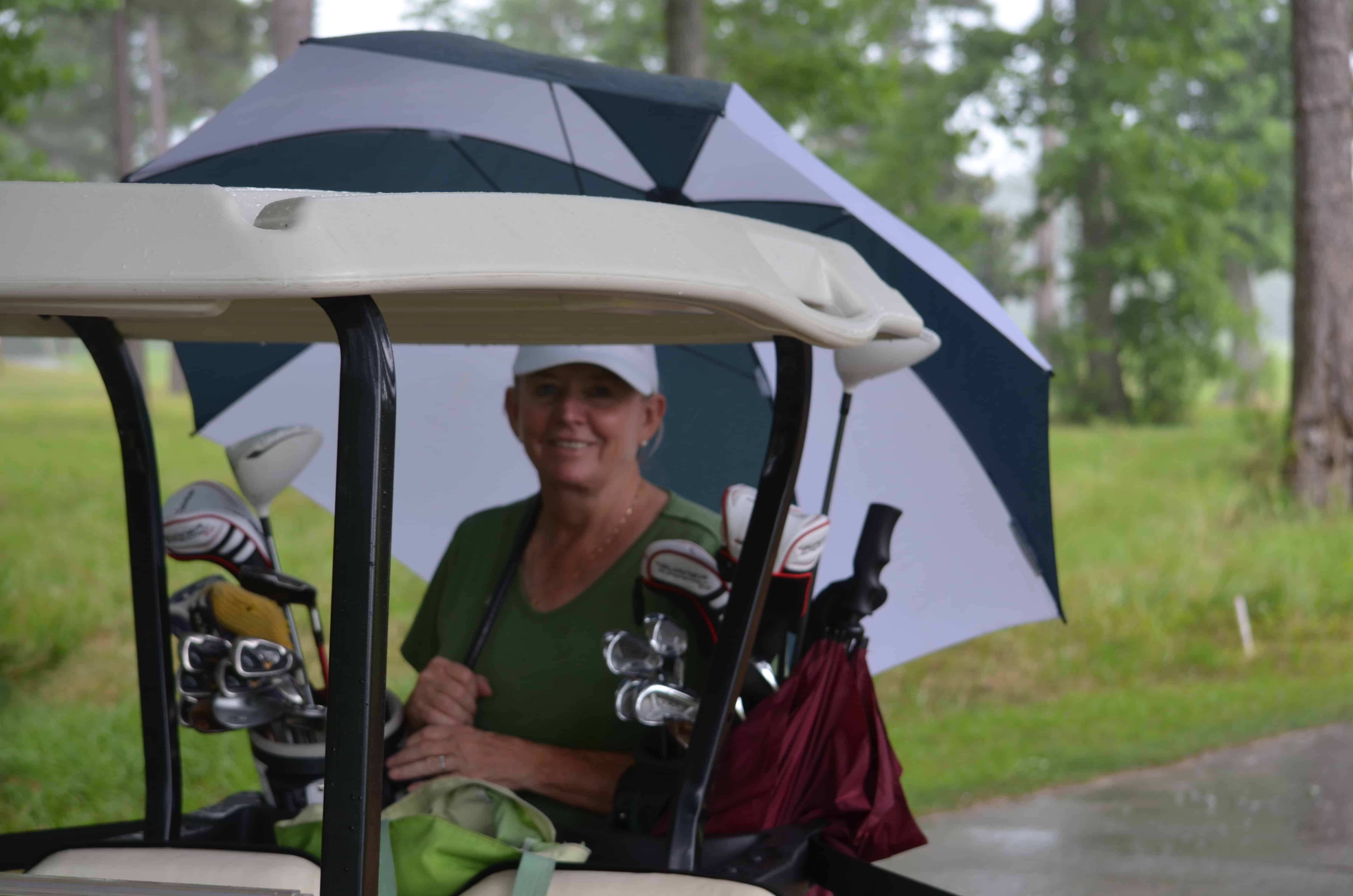 A little rain on the course