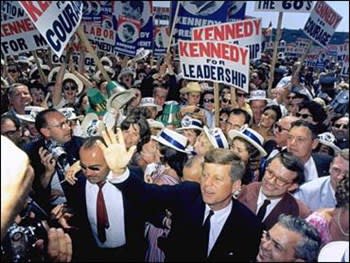 On the 1960 campaign trail