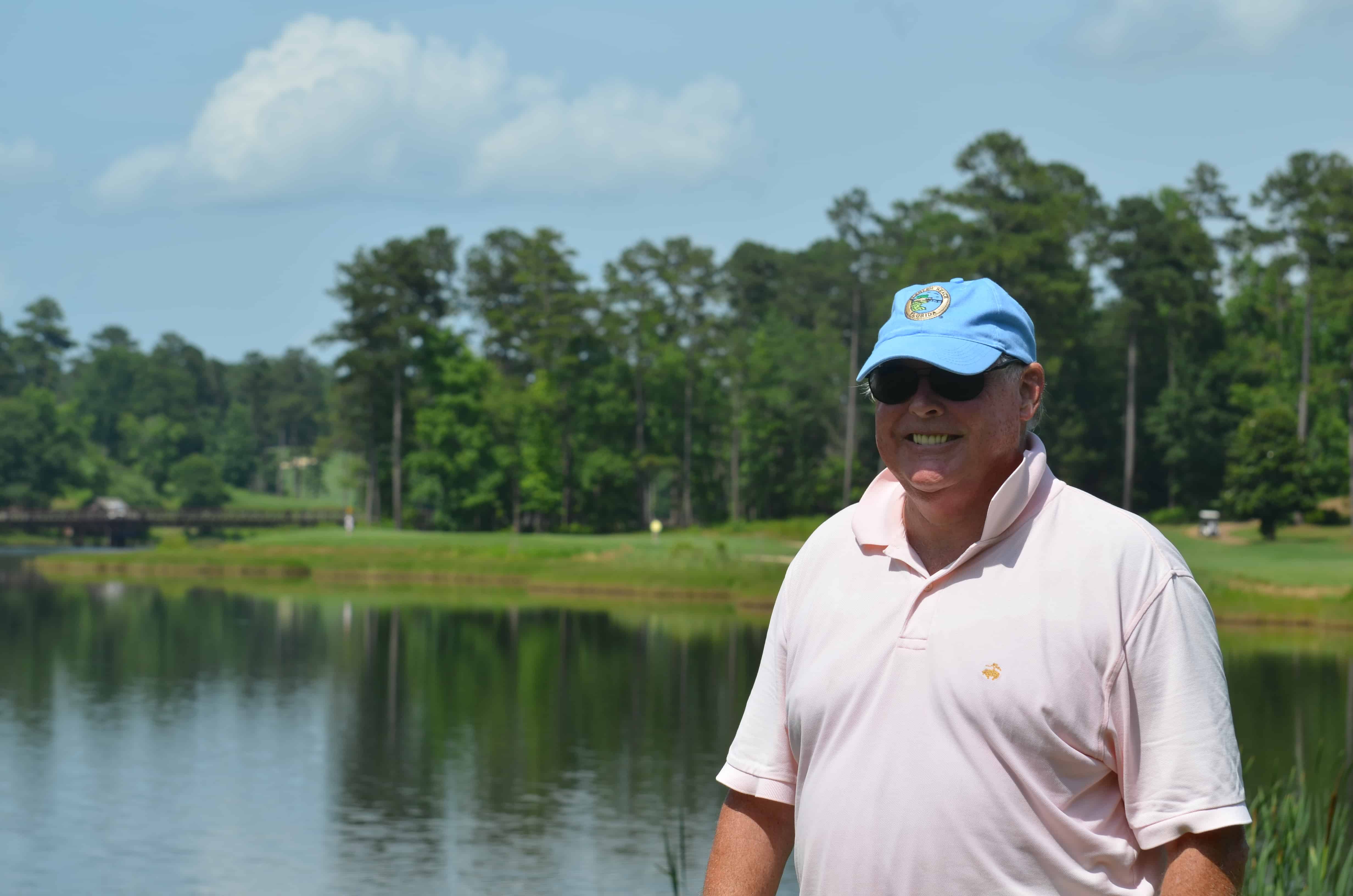John on the course