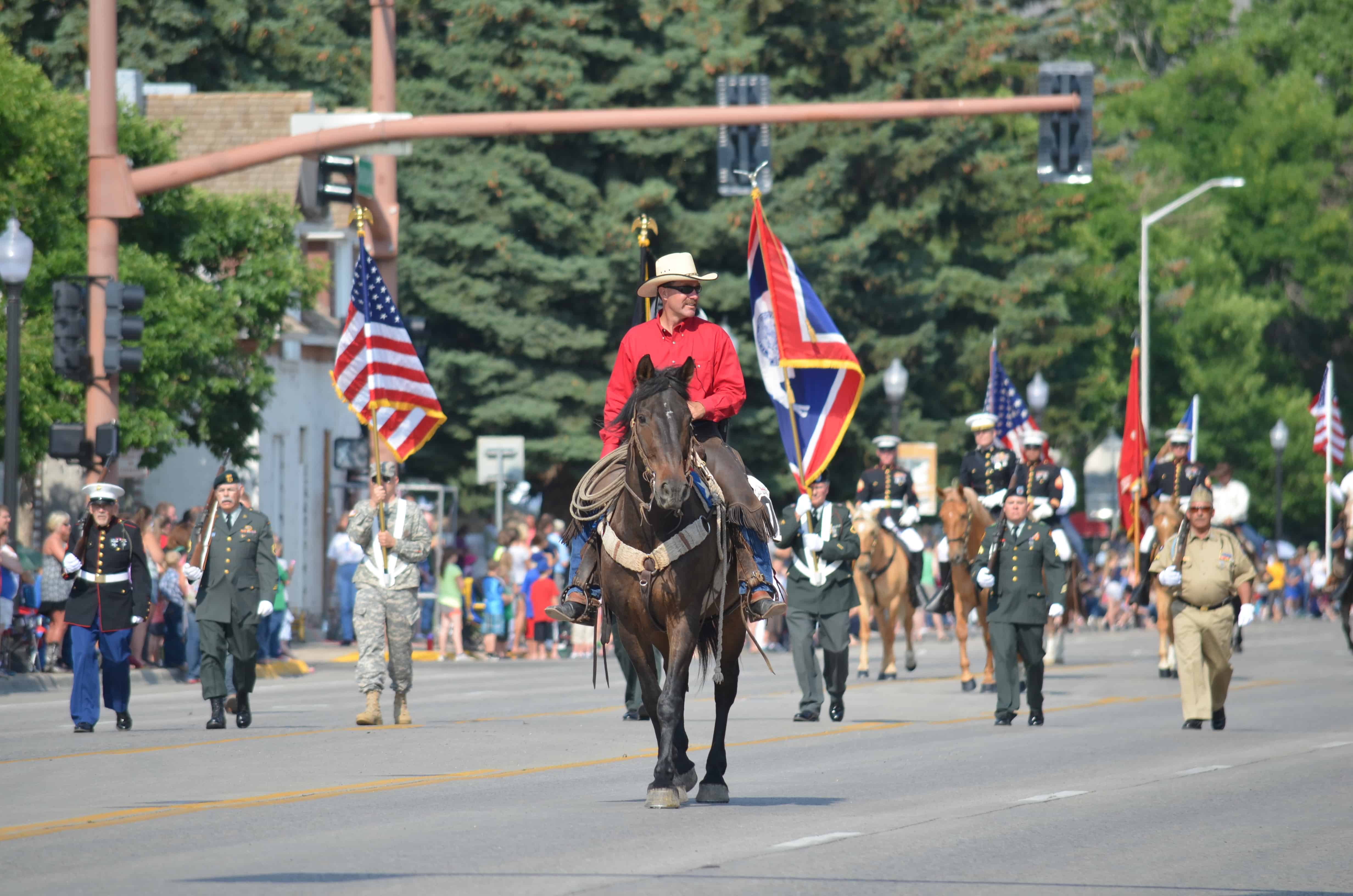The lead of the parade
