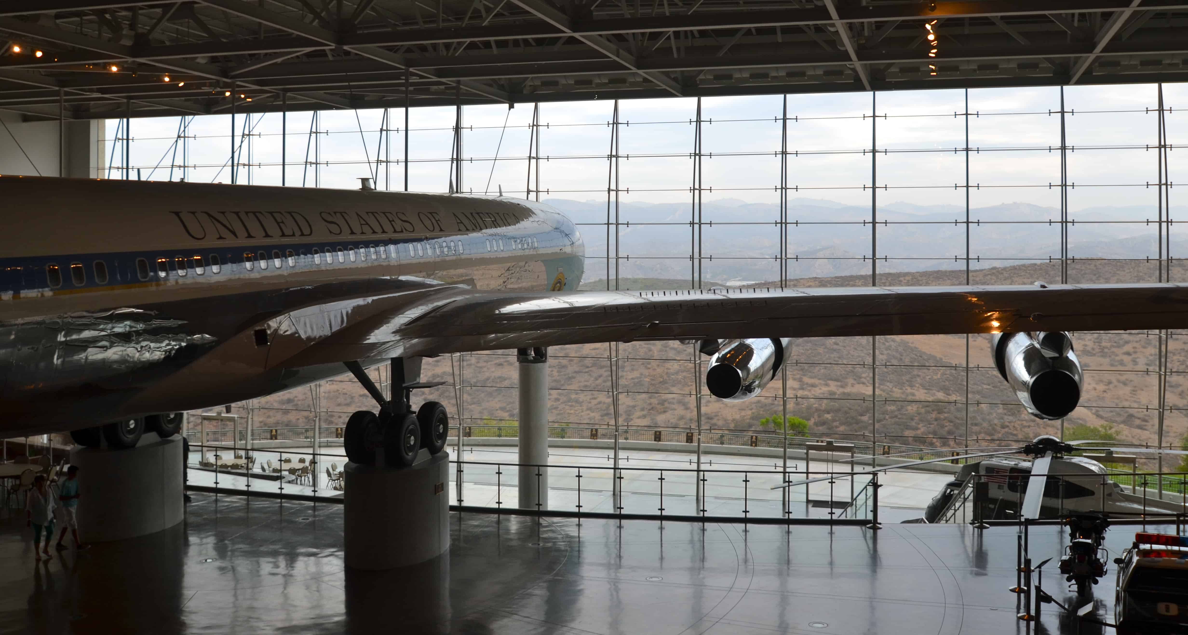 Air Force One overlooking Simi Valley