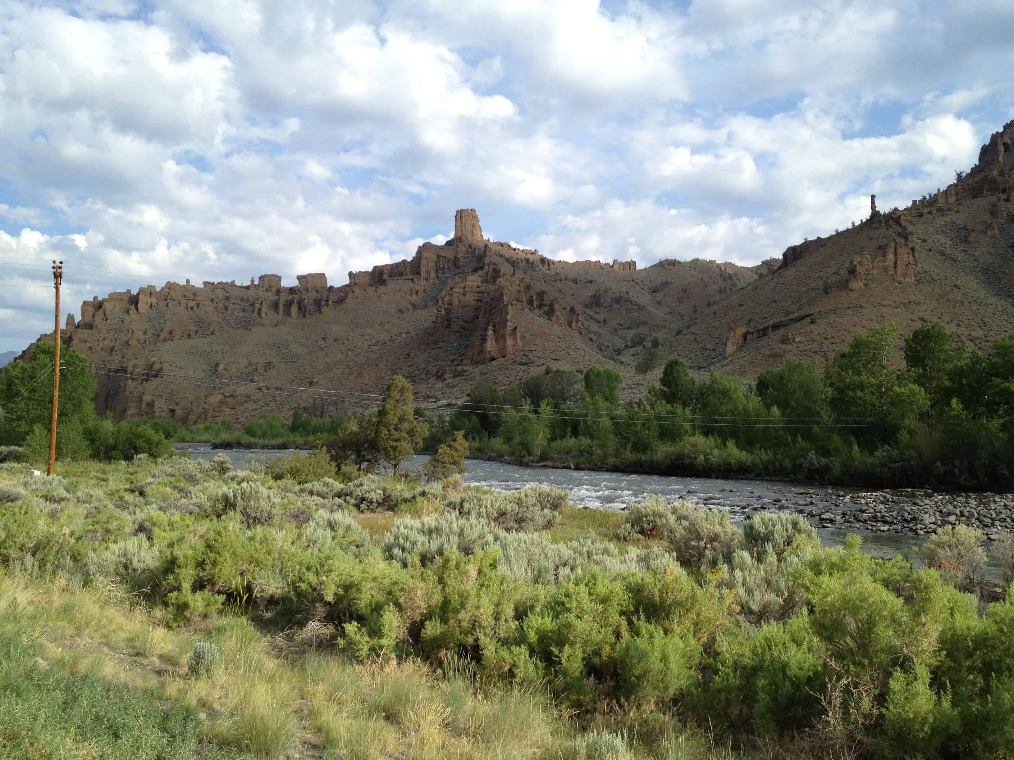 Shoshone National Forest on the drive in from Cody