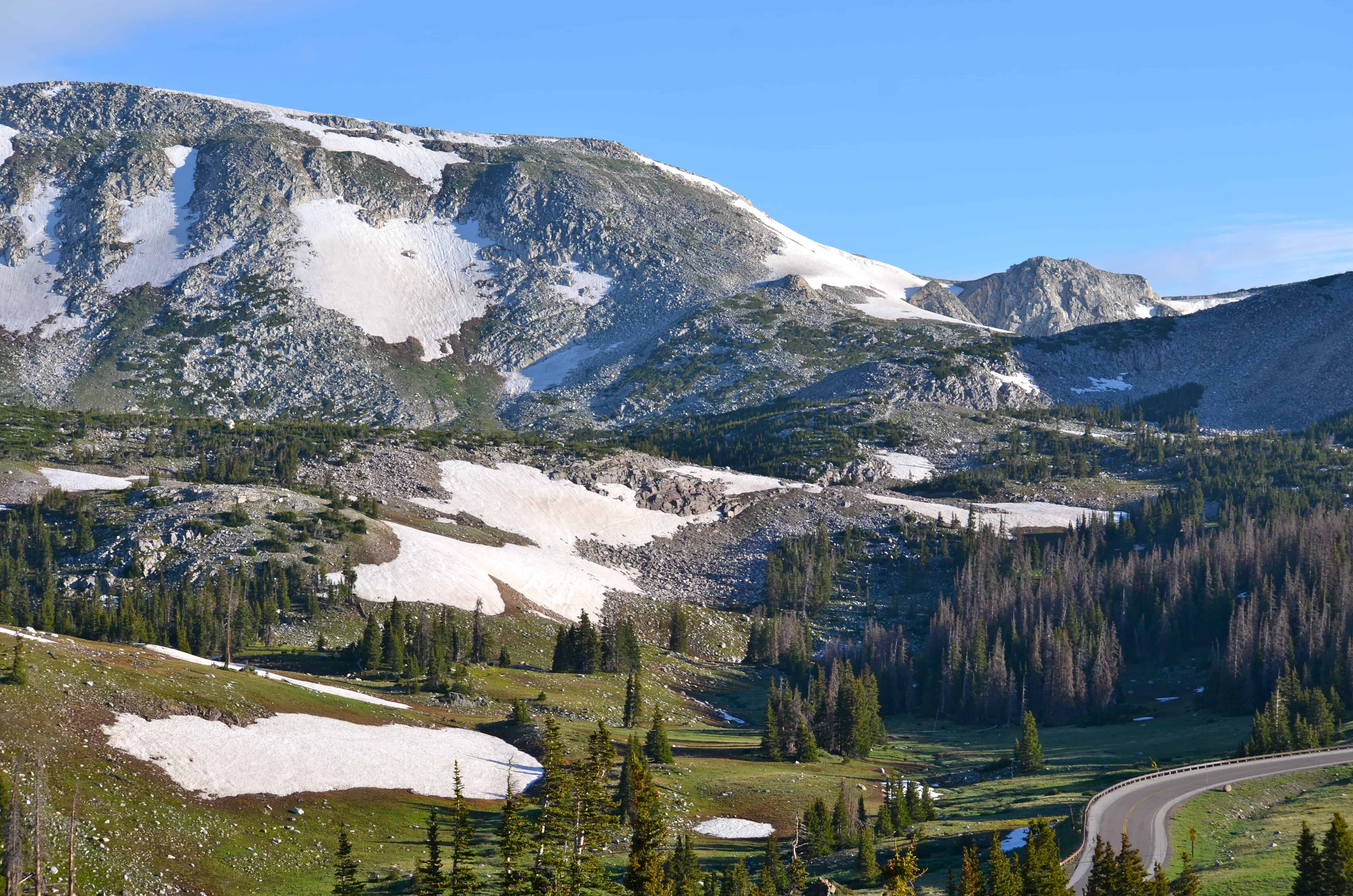 The Snowy Mountains in Medicine Bow National Forest