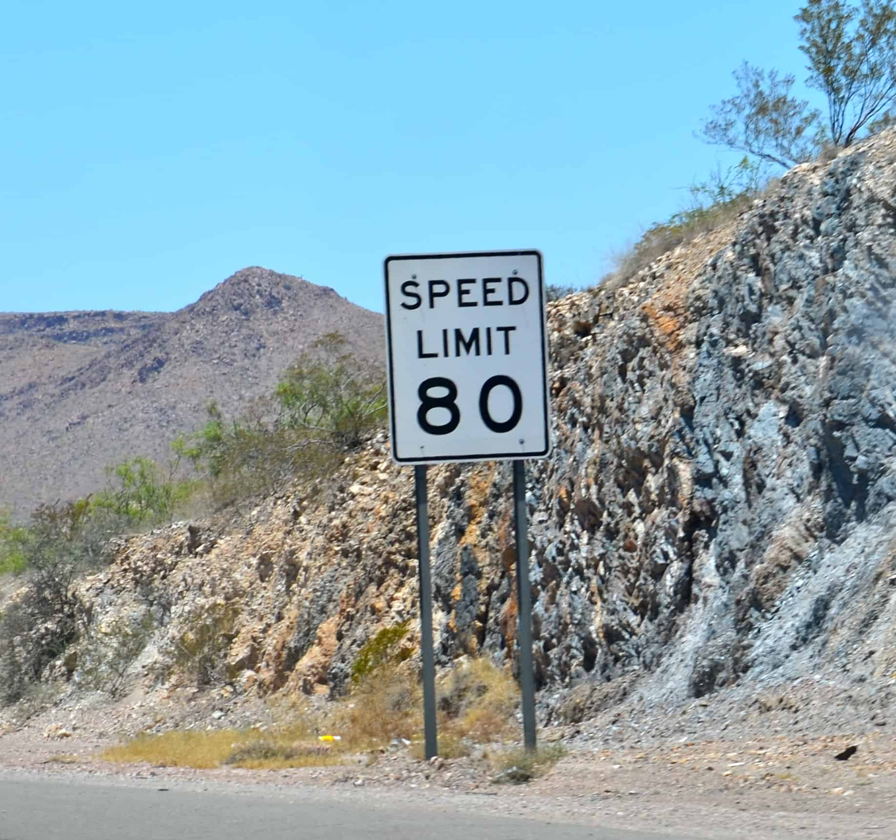 Strict speed limits