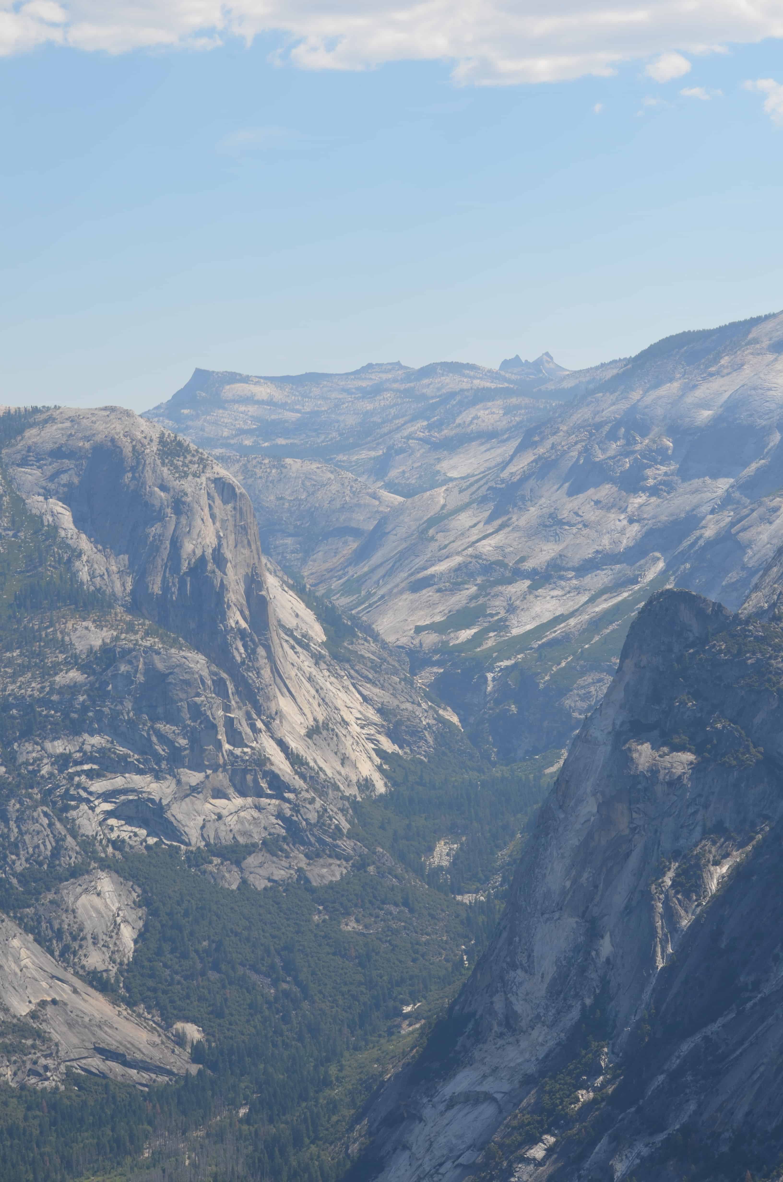 The valley from Glacier Point