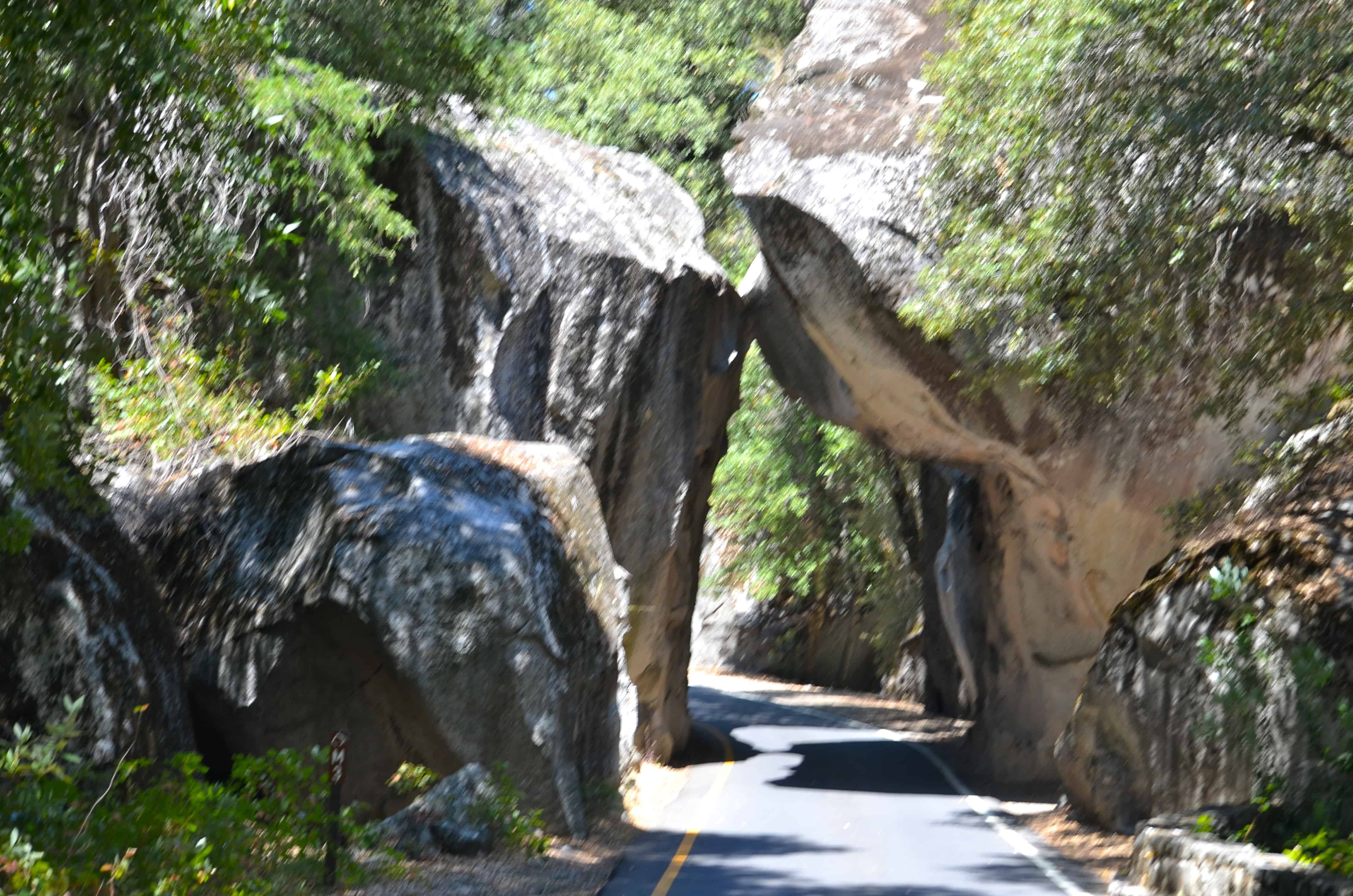 The west entrance to Yosemite