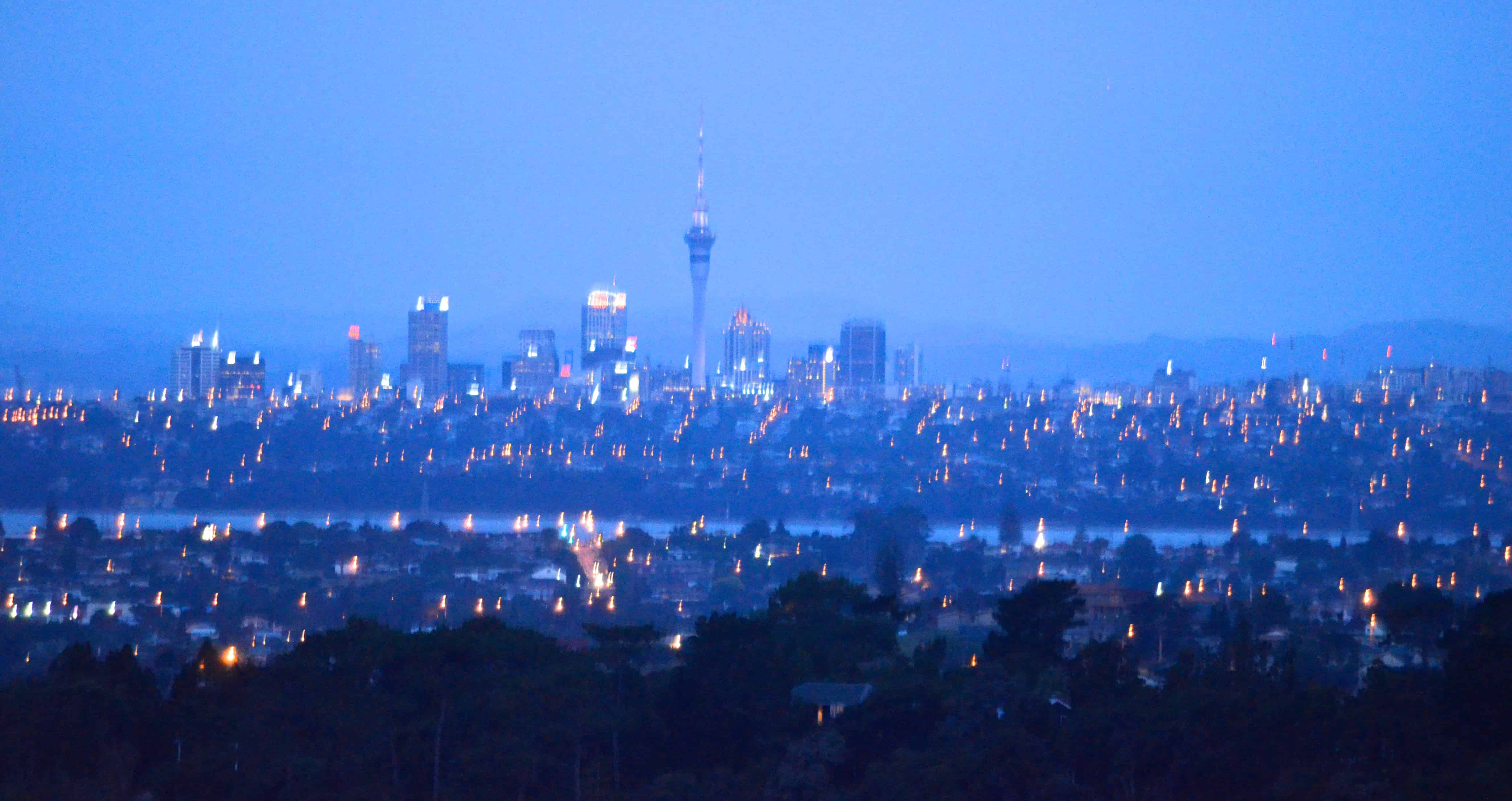 Arriving at Panorama Heights in the Waitakere Range