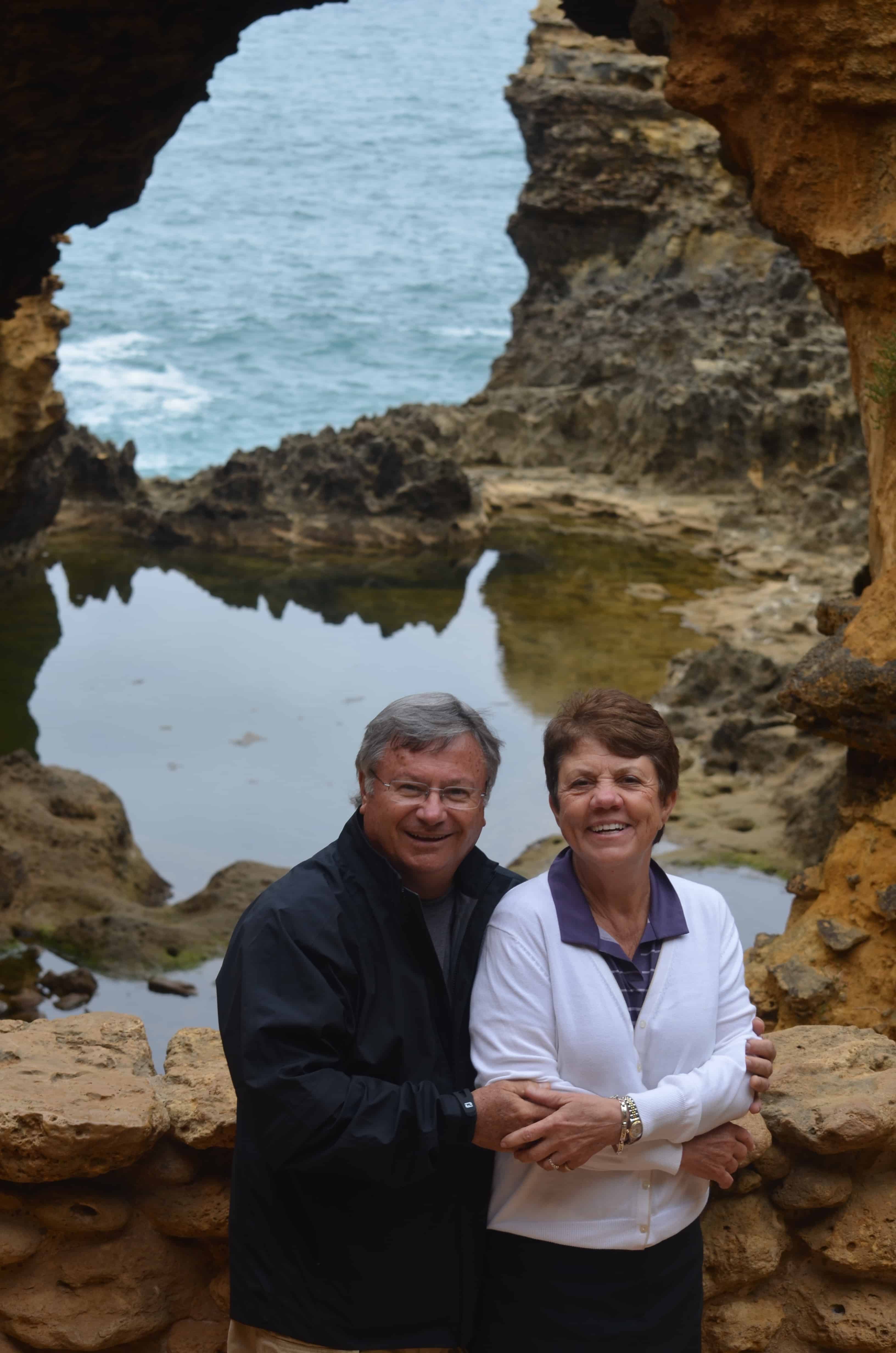In the Grotto — Pete and Bunny