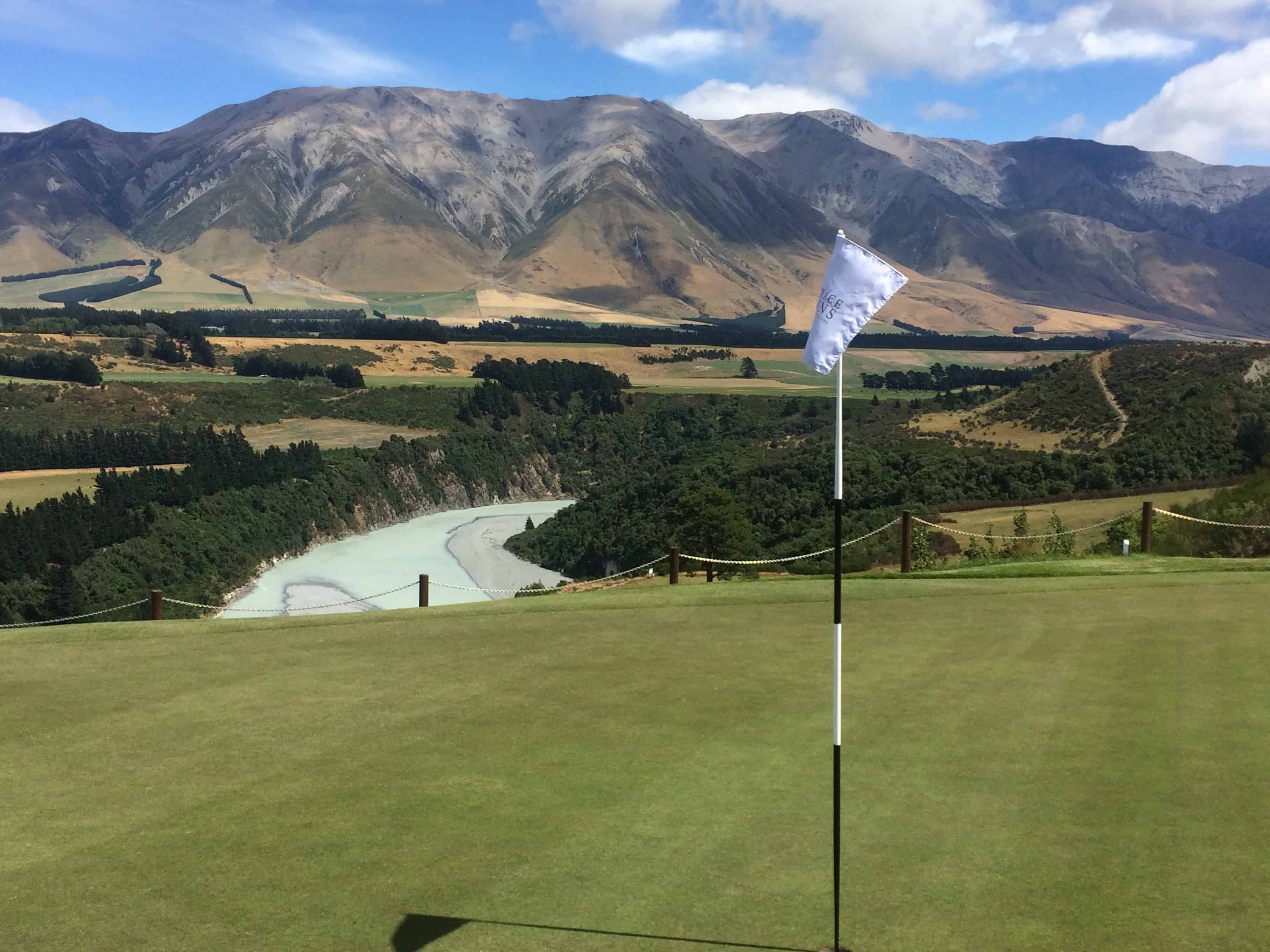 From one of the greens