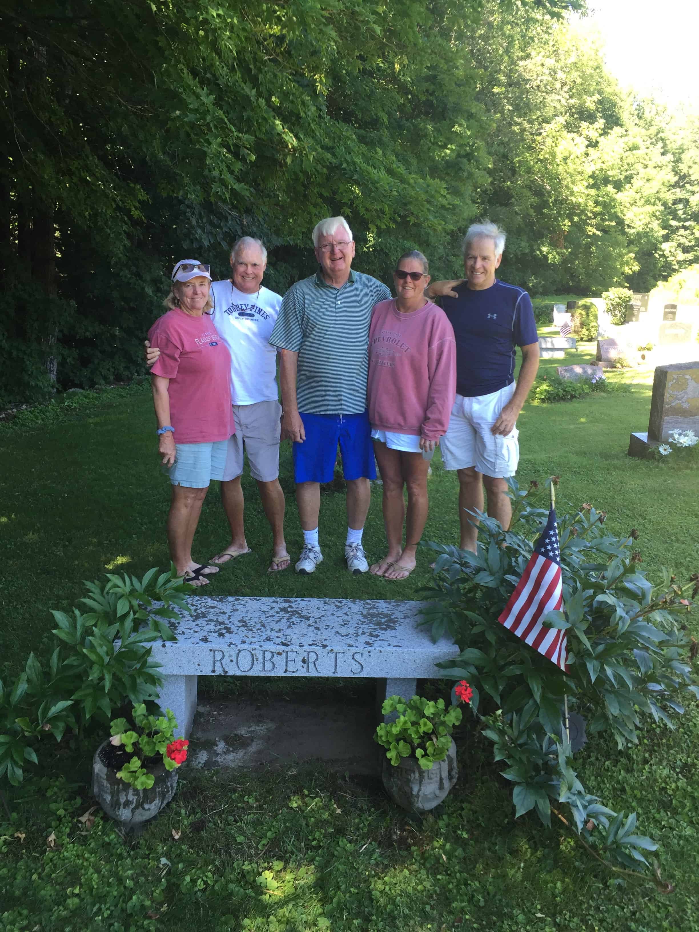 A martini toast to Stanley at Lake Sunapee