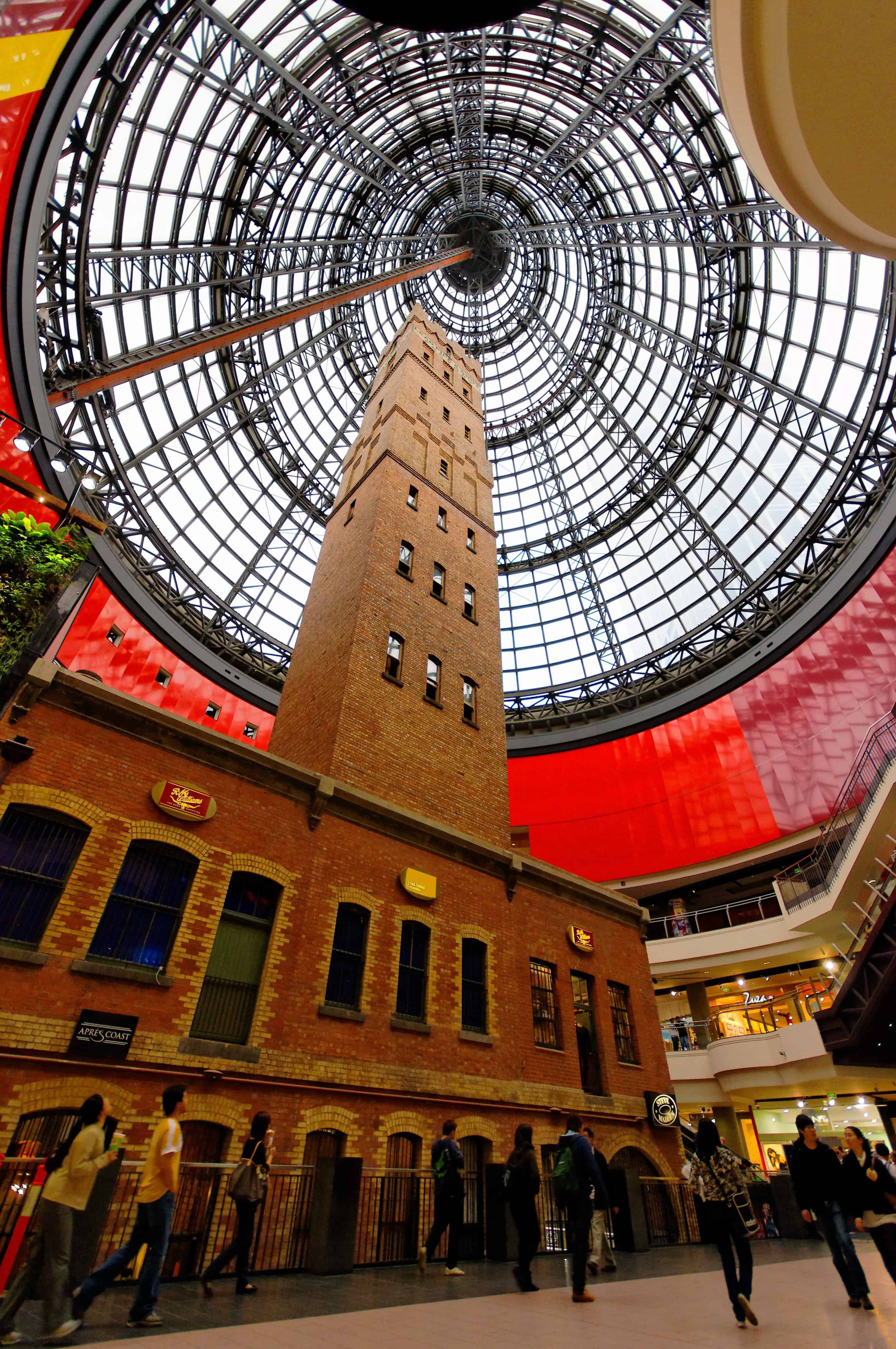 Coops Shot Tower at Melbourne Central