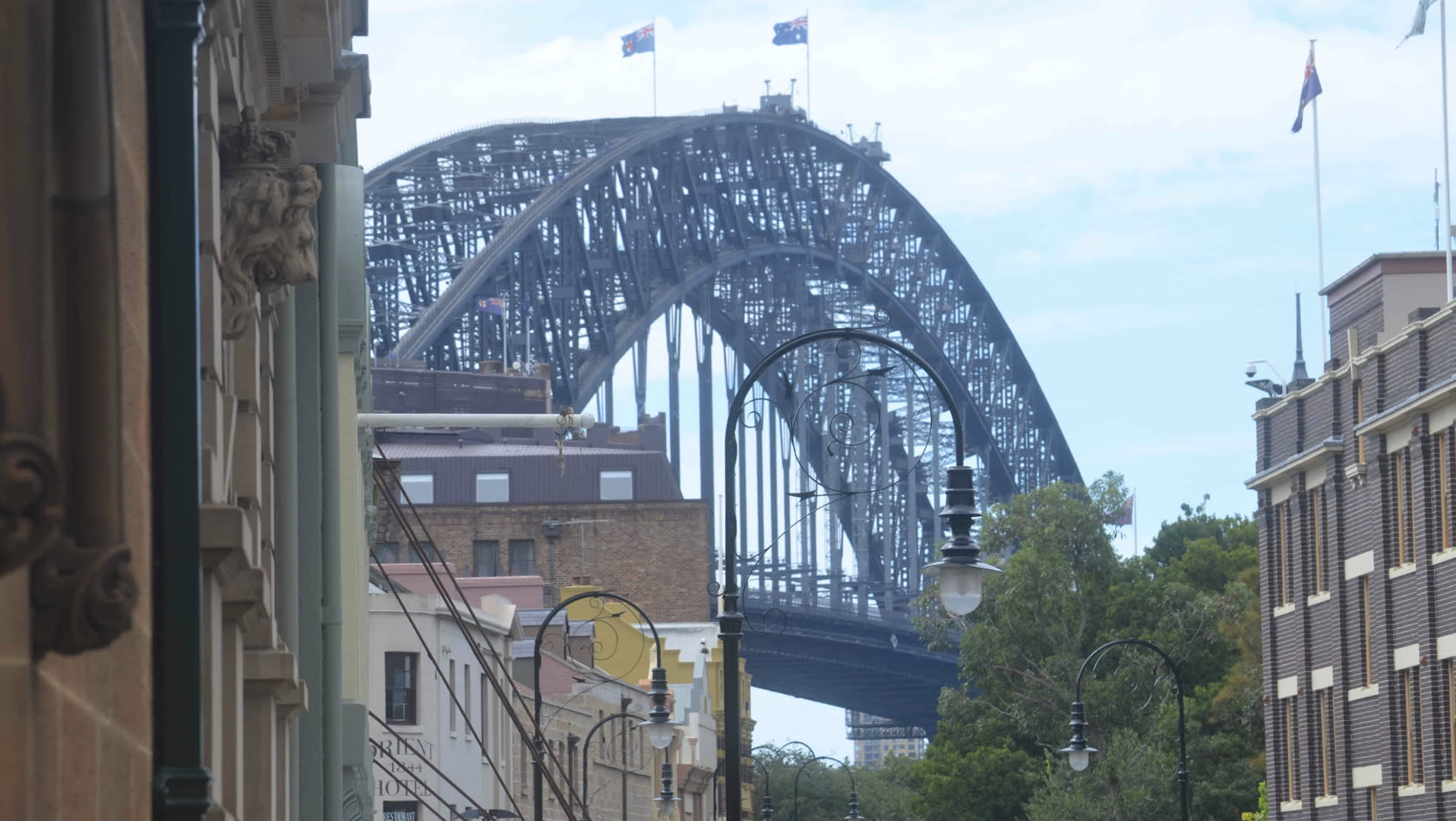 The Harbour Bridge from below